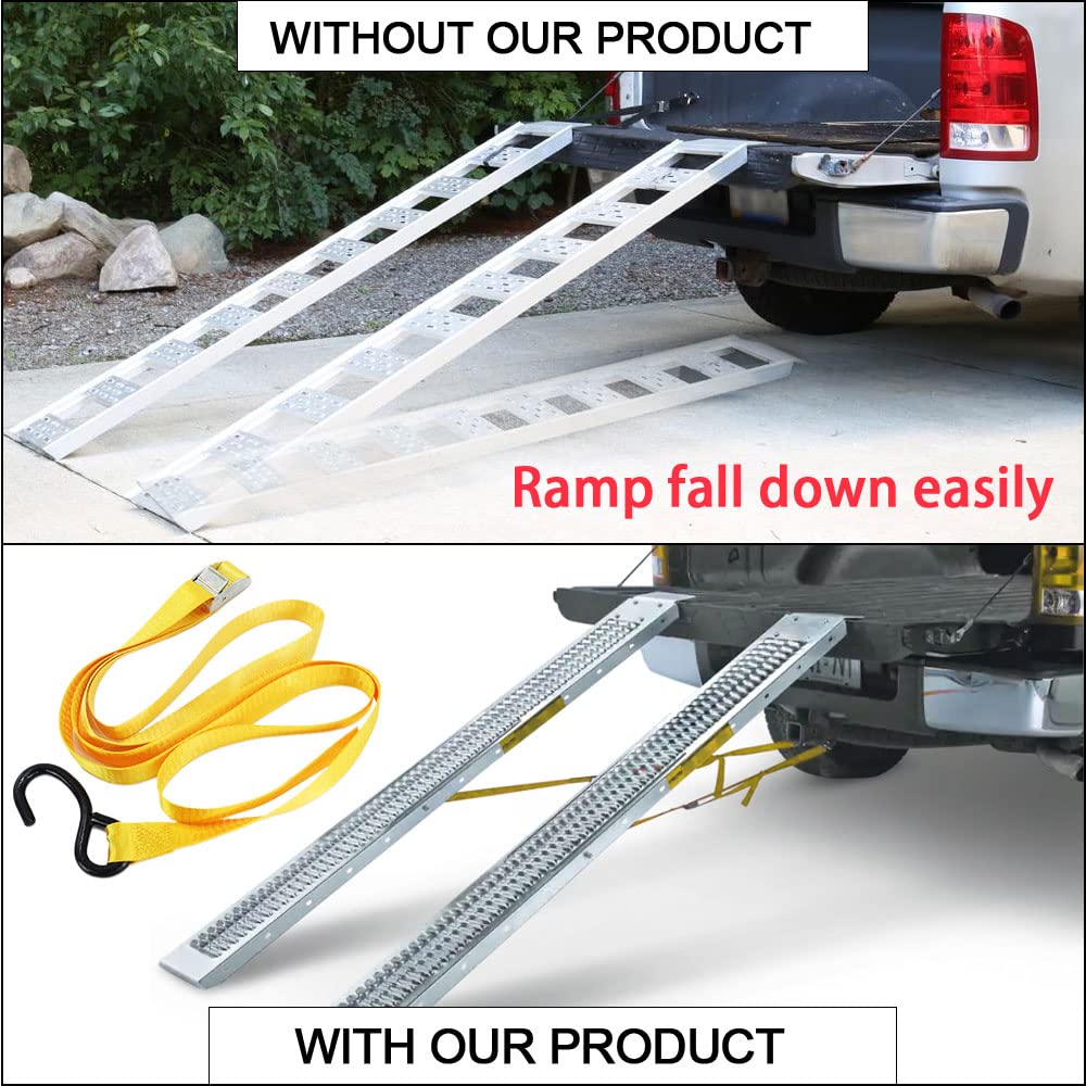 scottchen PRO Replacement Ramp Safety Strap for ATV Loading 2pack