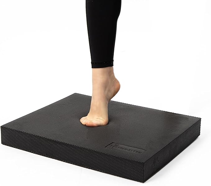 StrongTek Extra Wide Foam Balance Pad for Physical Therapy, 19" X 15.8" X 2.4", High-Density TPE Foam Pad for Exercise, Enhanced Stability, Core Strength, Non-Slip & Water-Resistant, for Fitness, Yoga