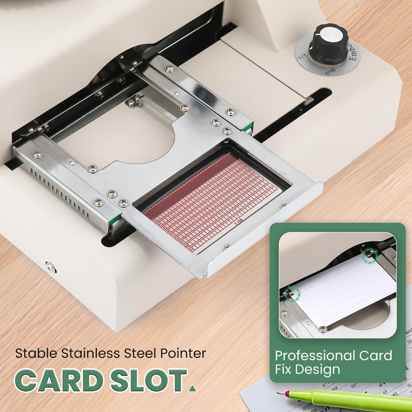 Huanyu PVC Card Embosser 68 Characters Manual Embossing Machine Credit ID VIP Code Gift Card Printer Letterpress Stamping Print Machine