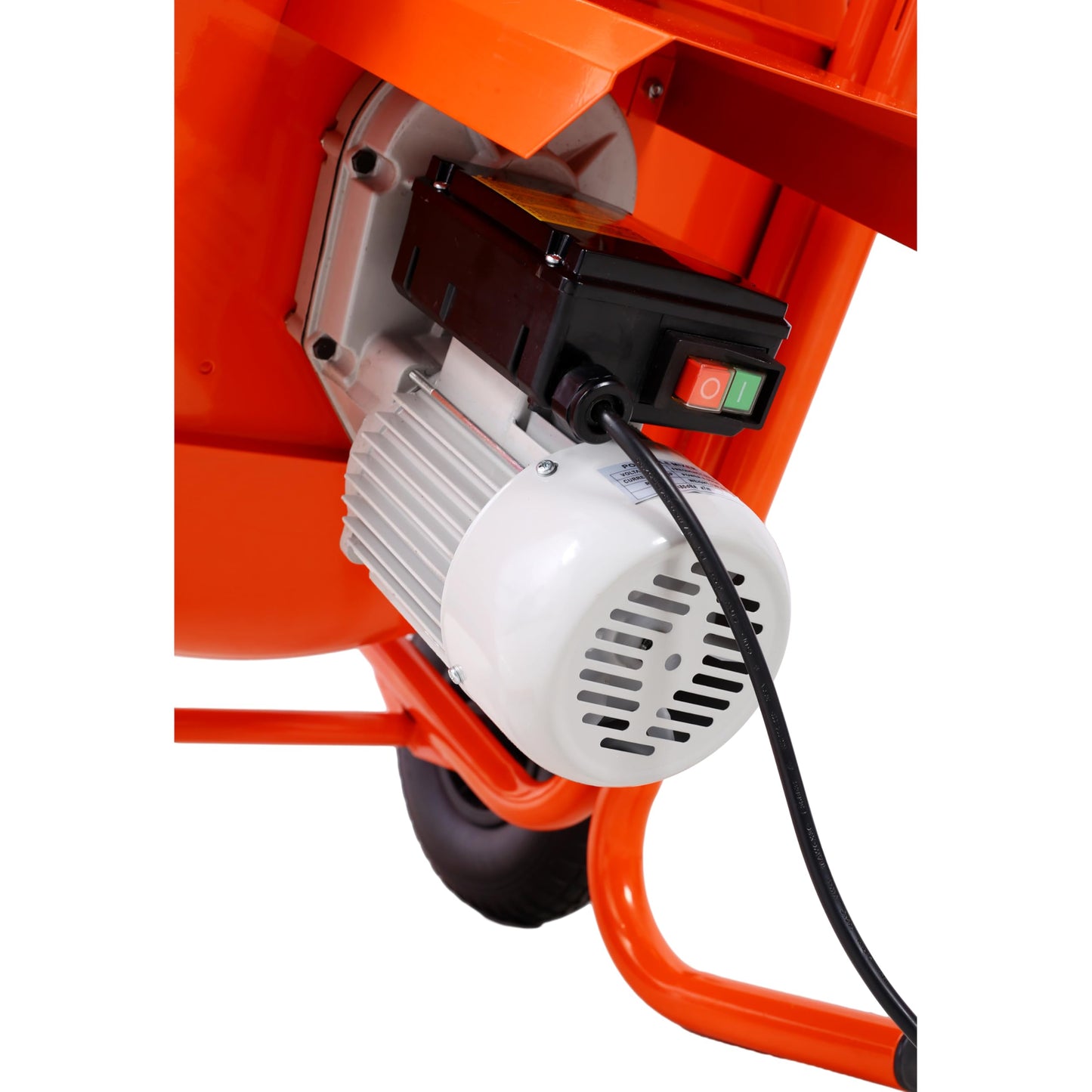 LANTRO JS Electric Concrete Mixer, 224L 8CU FT 115V/60HZ Horizontal Wheel Barrow Portable Cement Mixer Machine for Mortar, Stucco and Fodder