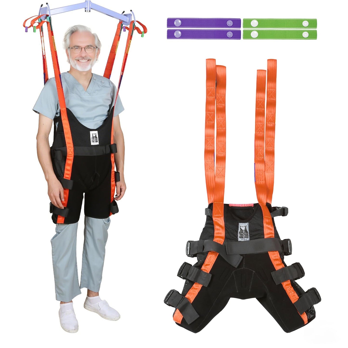 EHUELDER Patient Lift Walking Sling, Medical Training Sling with Stretchable Fabric for Walking (Small)