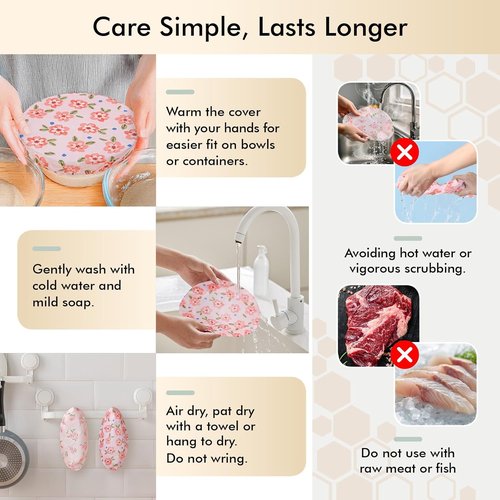 Beeswax Bowl Covers - Reusable 12 Inch Sourdough Bowl Covers for Bread Proofing | 2 Pack