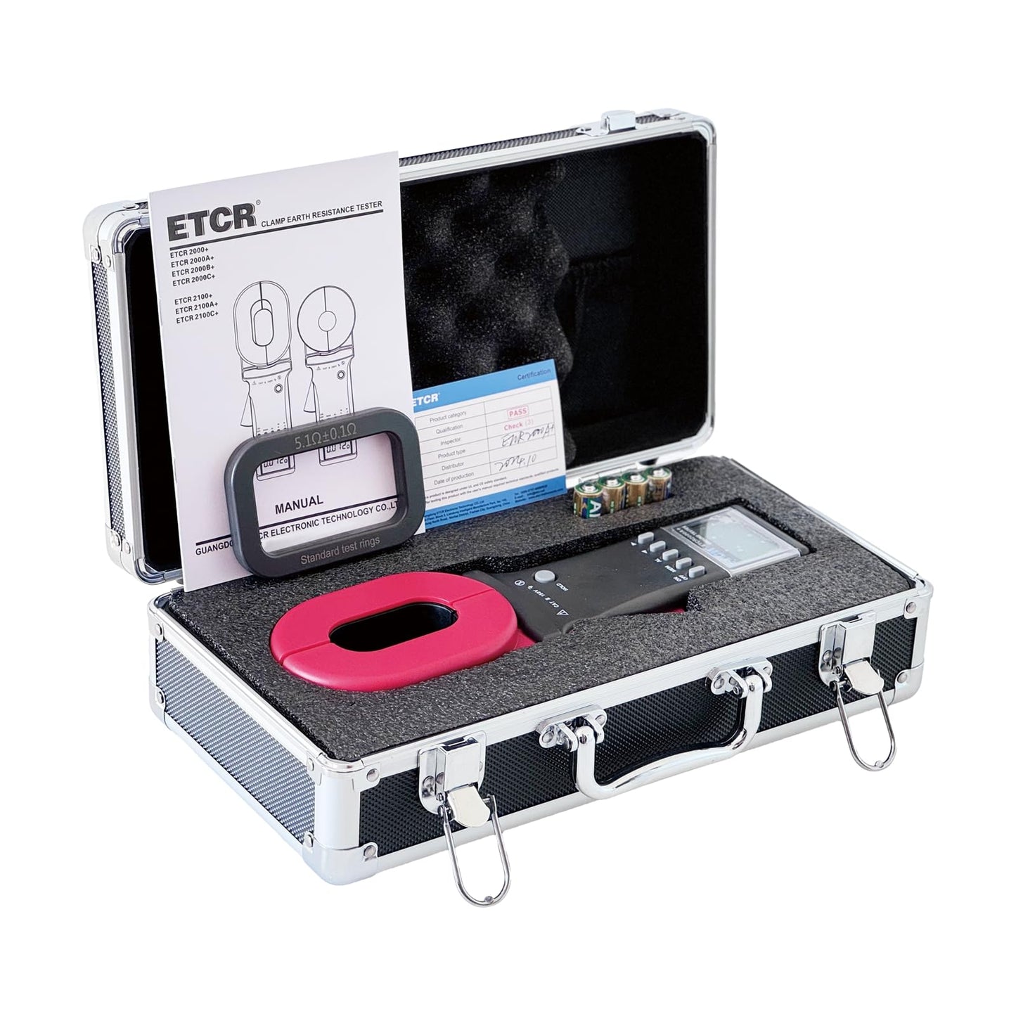 ETCR ETCR2000A+ Clamp On Digital Ground Resistance Meter Tester 0.01-200Ω