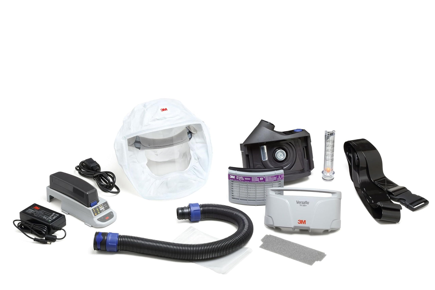 3M PAPR Respirator, Versaflo Powered Air Purifying Respirator Kit, TR-300N+ HKL, Healthcare, M/L Headcover, Lightweight, Low-Profile, Easy to Use, All-in-One Respiratory Protection for Particulates