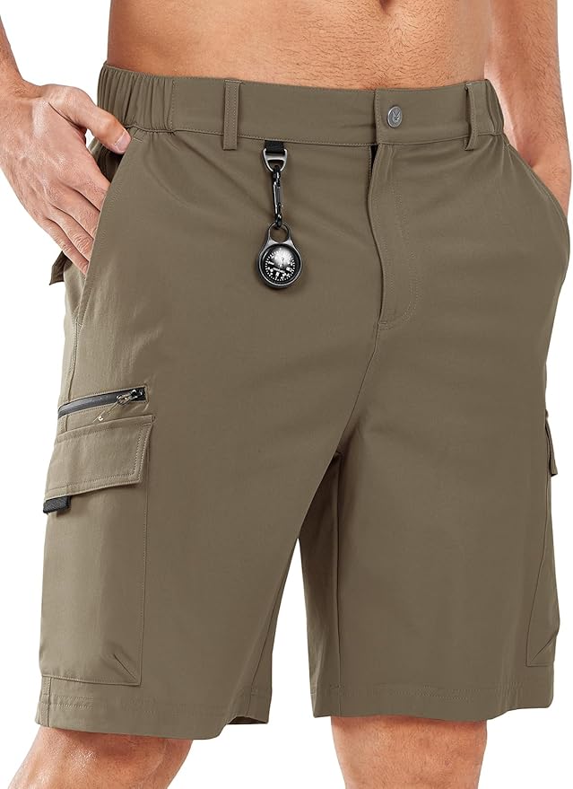 NORTHYARD Men's Cargo Hiking Shorts 9" Lightweight Outdoor Tactical Work Camping Sport Golf Casual Travel Fishing Multipocket