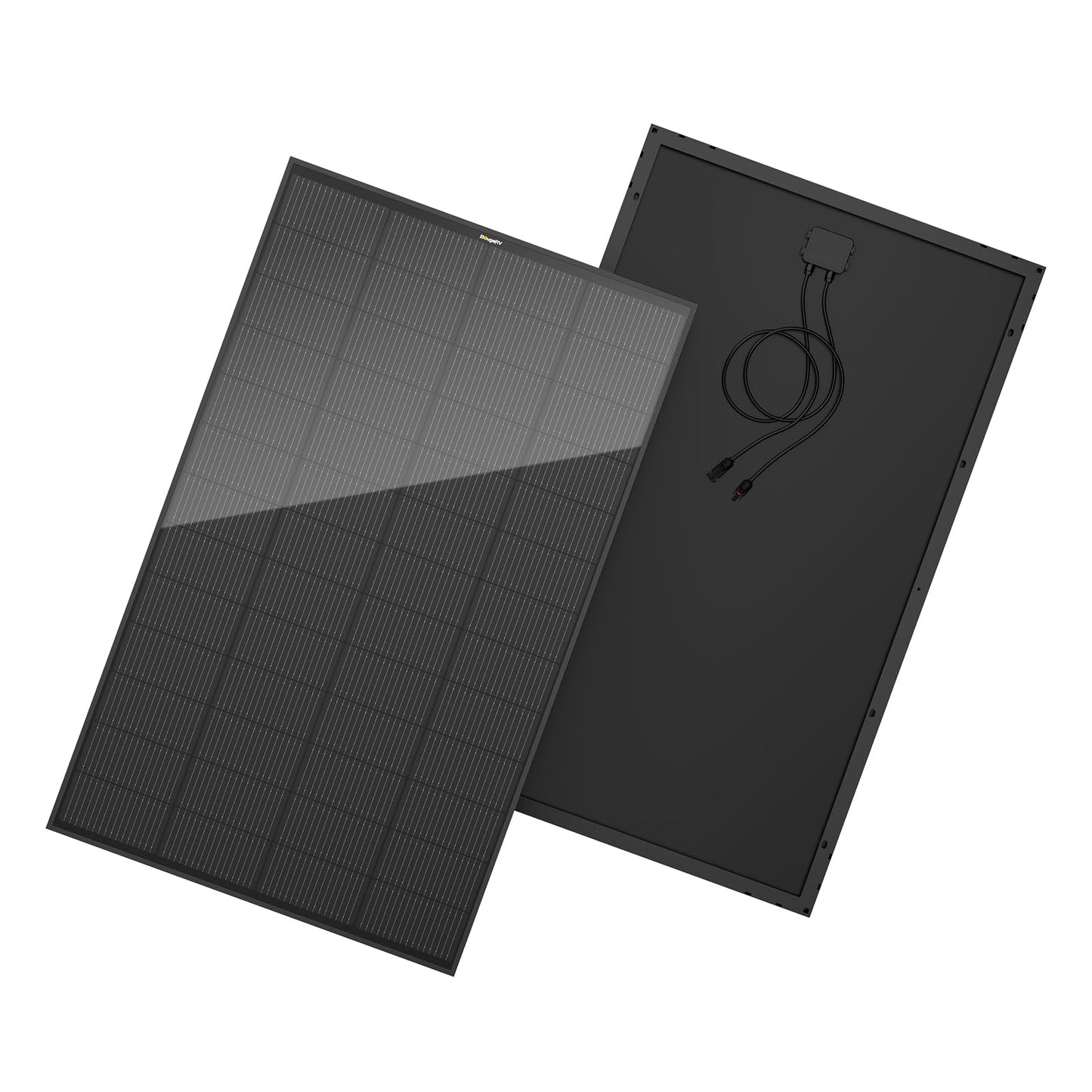BougeRV 200 Watt Anti-Shading Solar Panel, N-Type 16BB Mono 200W Solar Panel 25% High-Efficiency for 12V/24V System, RV, Roof, Camping, Marine, Cabin, Off-Grid, Home, Golf Cart (1 Pack)