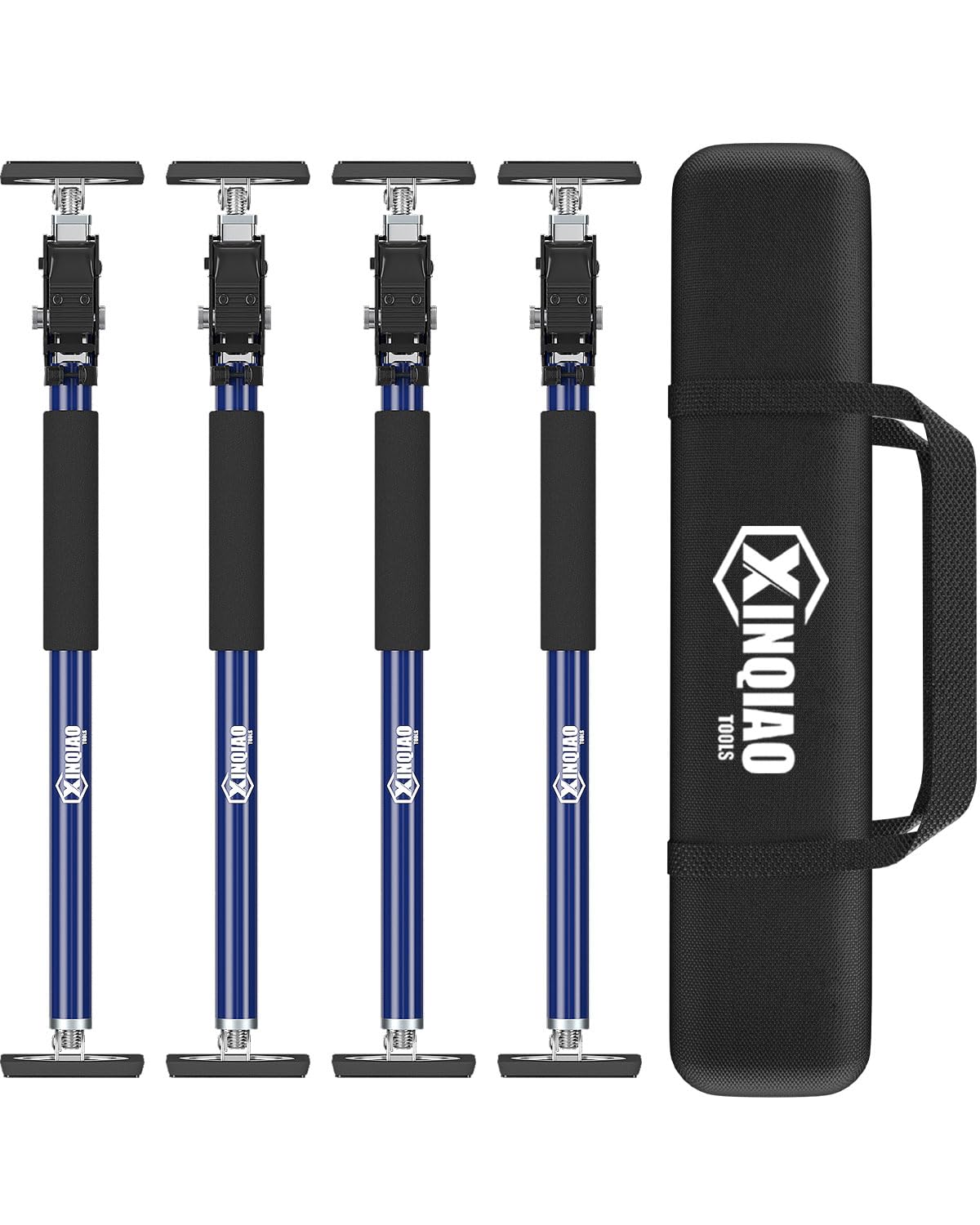 XINQIAO Cabinet Jacks for Installing Cabinets, Heavy Duty Third Hand Support System Adjusts from 27.6 in to 45.3 in, 4 PCS