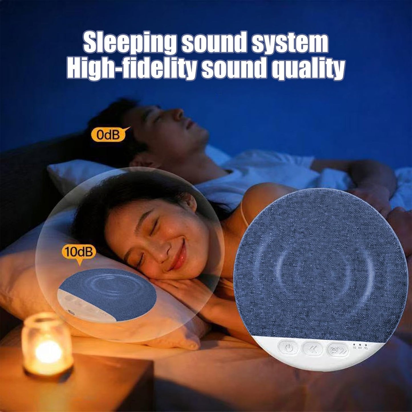 Generic 2026 (2, New Under Sleep Pillow Speaker - Pillow Speaker Bluetooth for Sleeping with White Noise Timer Wireless