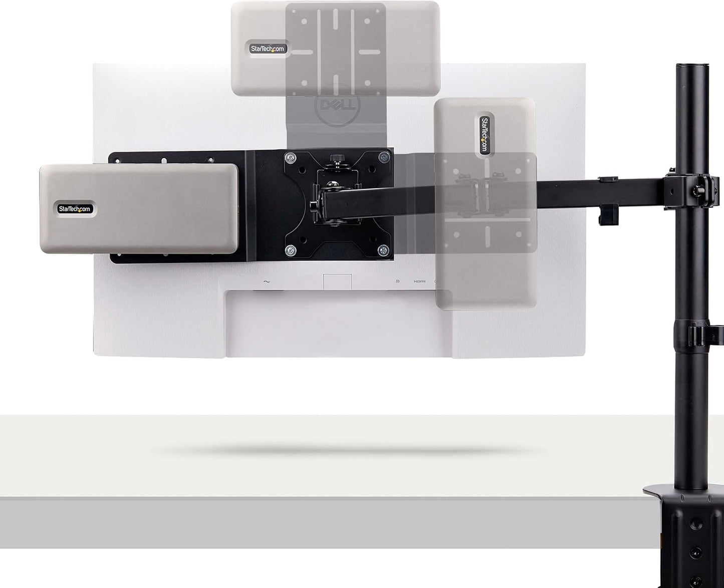 StarTech.com 75x75/100x100 VESA Mounting Bracket for NUC/Thin Clients or Laptop Docking Stations, VESA Compatible