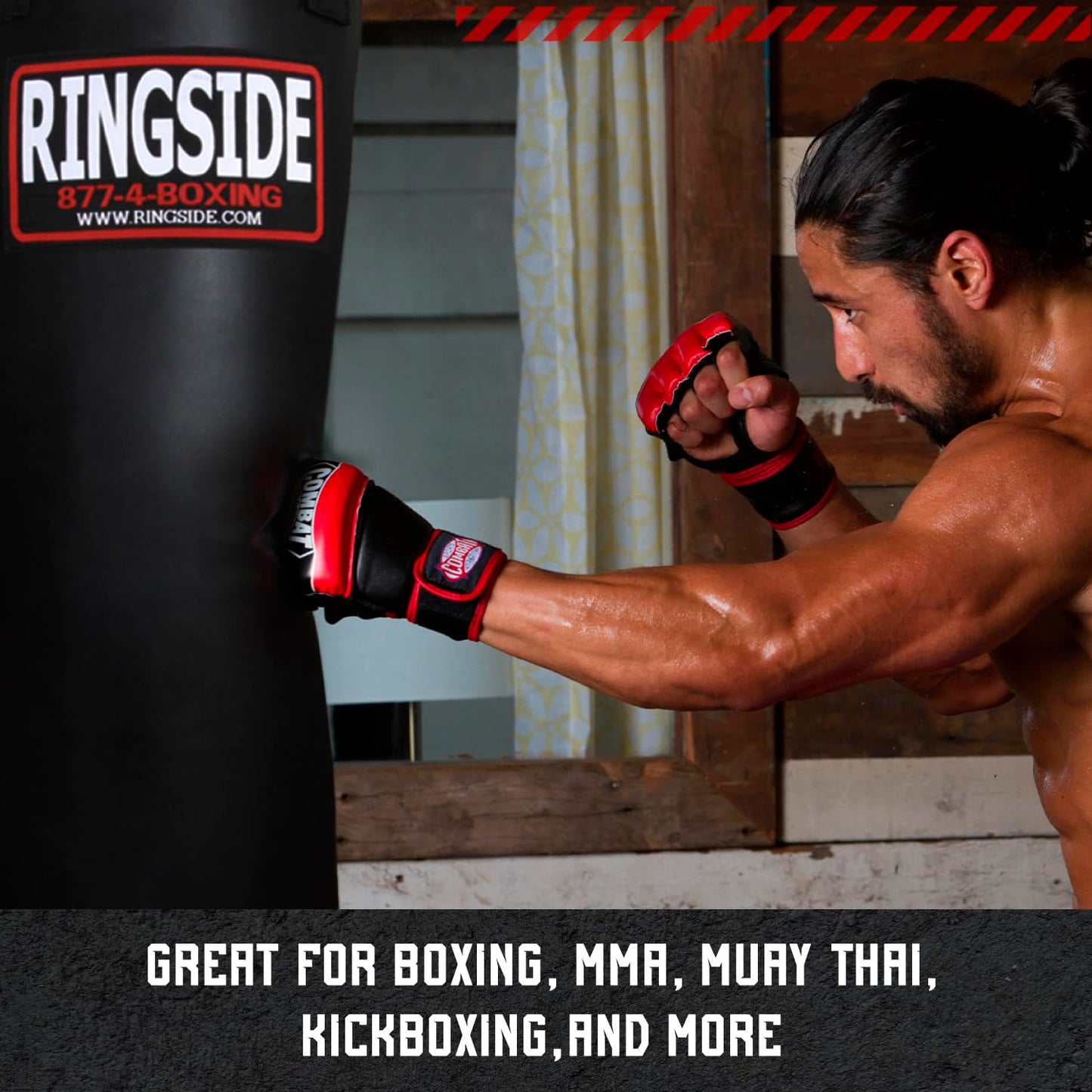Ringside 100-pound Powerhide Boxing Punching Heavy Bag (Soft Filled) Black, 100 LBS