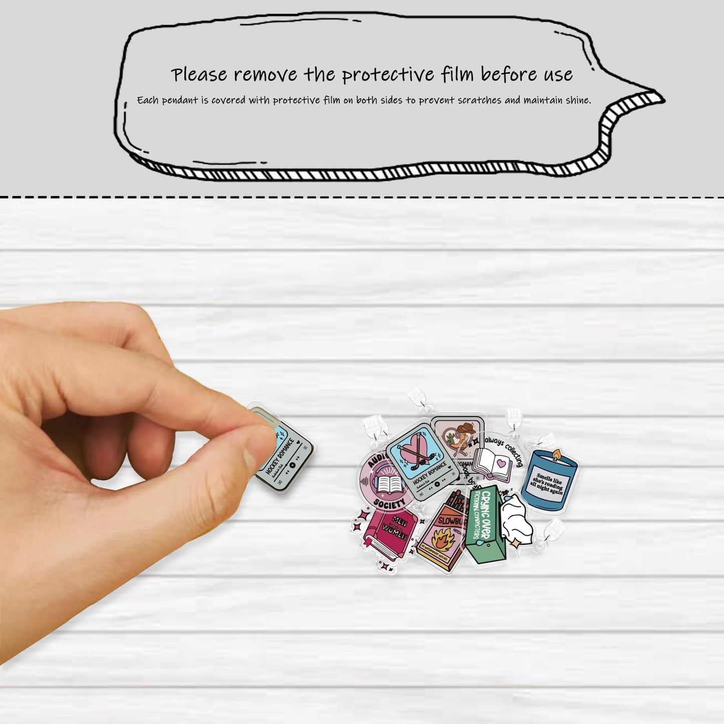 CuddleJunk Dust Plug Charms for Kindle, Book Lover Theme Kindle E-Reader Accessories Charm,Cute Type C/USB C Dust