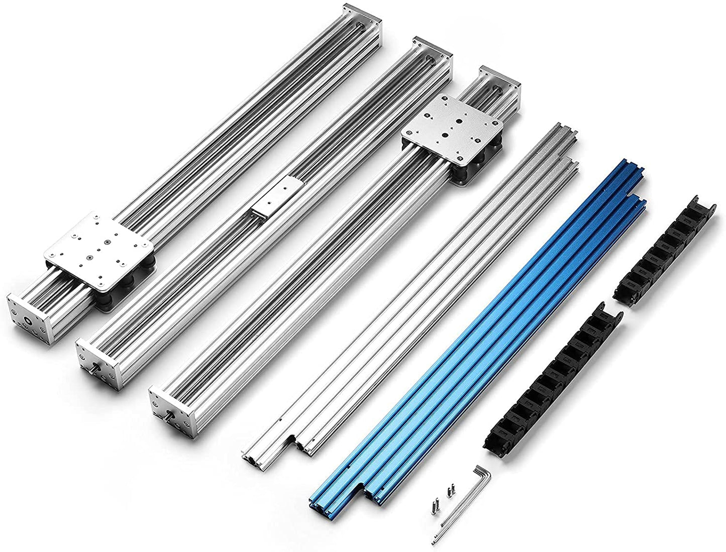 Genmitsu CNC Router Machine PROVerXL 4030 XY-Axis Extension Kit and Aluminum & MDF Hybrid Spoilboard Upgraded Accessories, Expand from 4030 to 6060 (24”x 24”)