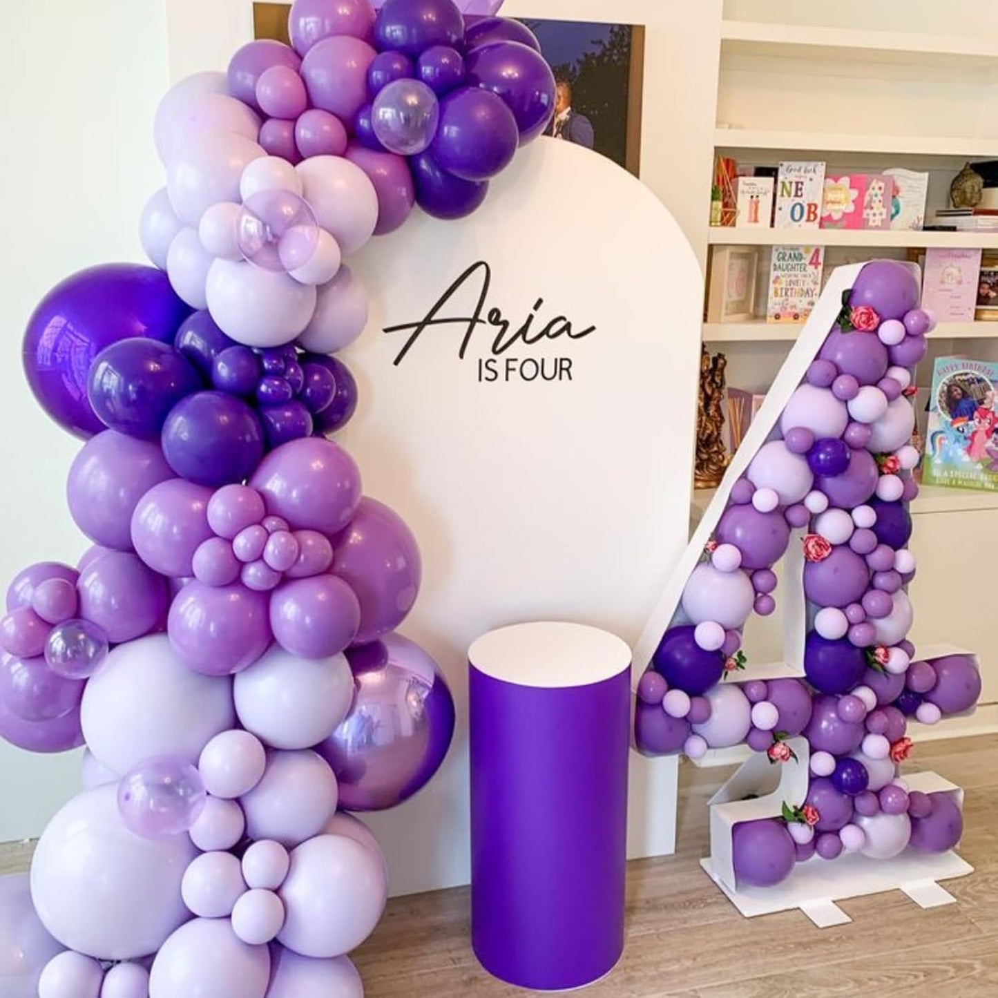 Skiennix 12-Inch Pearl Metallic Purple Balloons - 50PCS Macaron Light Purple Confetti for Parties & Celebrations