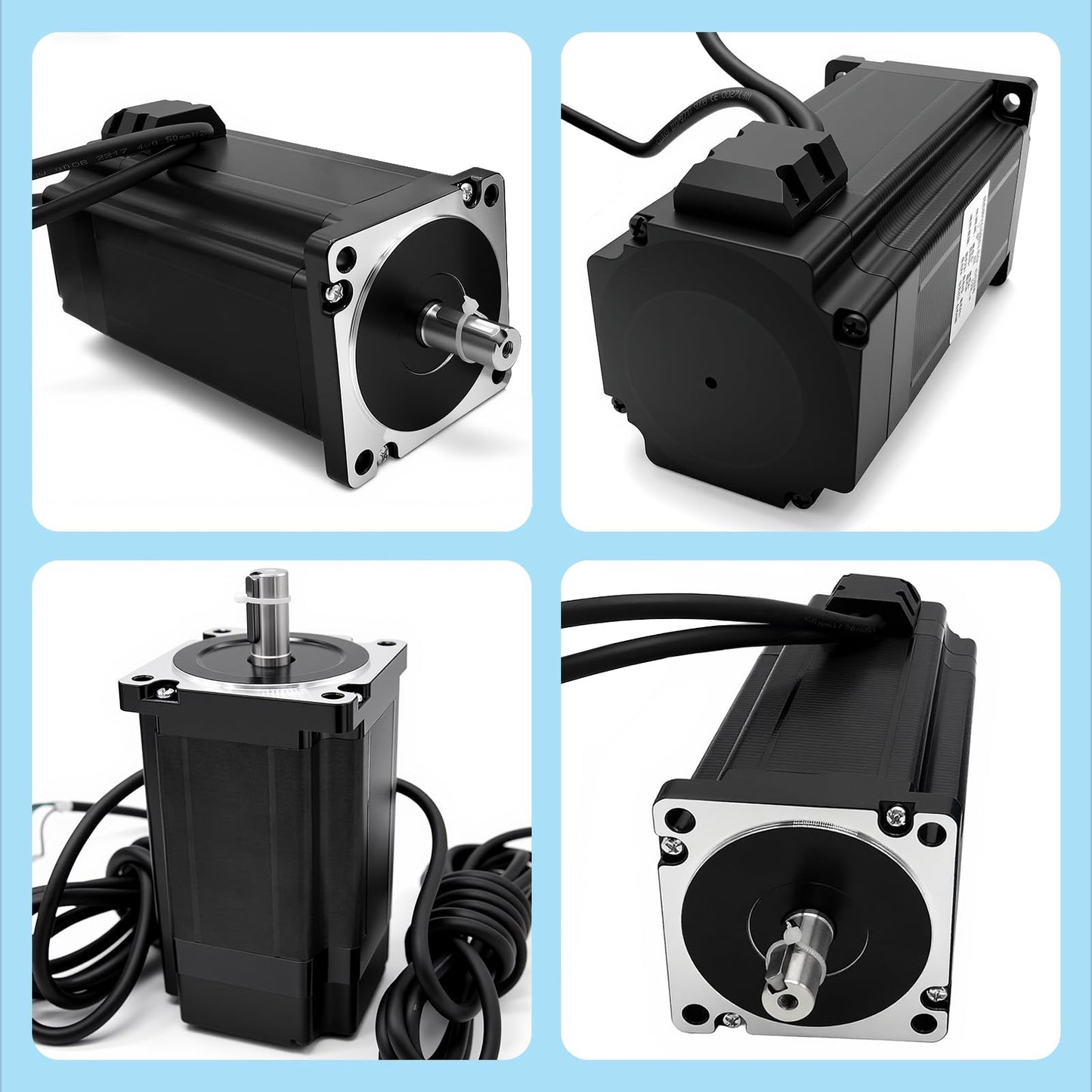 3 Axis Nema 34 86mm Closed Loop Stepper Motor Kit 12Nm / 1700oz.in 1000 Line Encoder Easy Servo Motor & 0-8.0A Motor Driver & 400W 60V Power Supply, CNC Kit for CNC Router 3D Printer