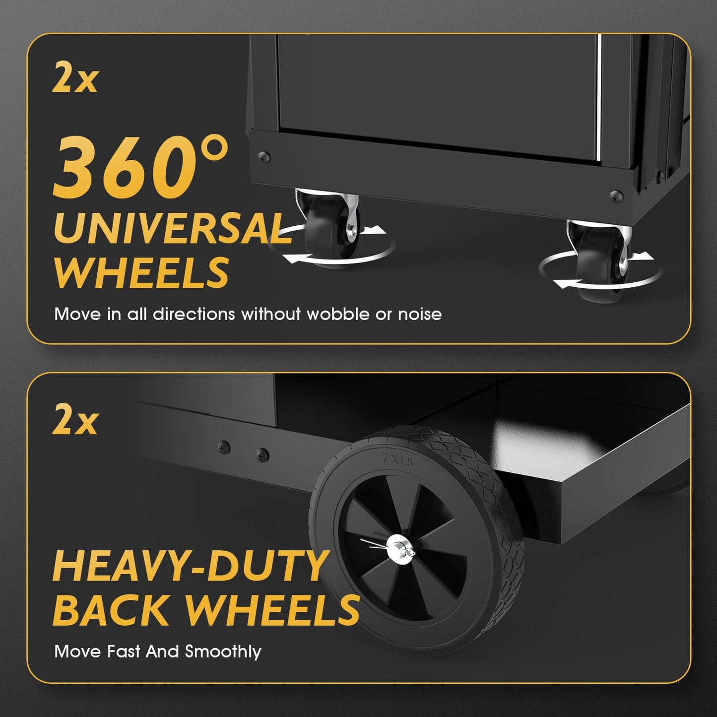 TOOLIOM Welder Cart & Welding Trolley for MIG/TIG/Stick Welders & Plasma Cutters Heavy Duty, Large Capacity Lockable Cabinet & 360 Swivel Wheels