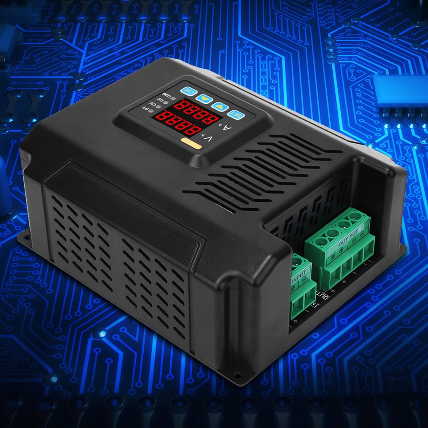 Garosa DPM8650-485RF Programmable Switching Power Supply+Wireless Controller 0-60V 0-50A 300W RS485 Interface ABS Black 120x80x25mm Single Output with 2.4 Inch LCD Screen