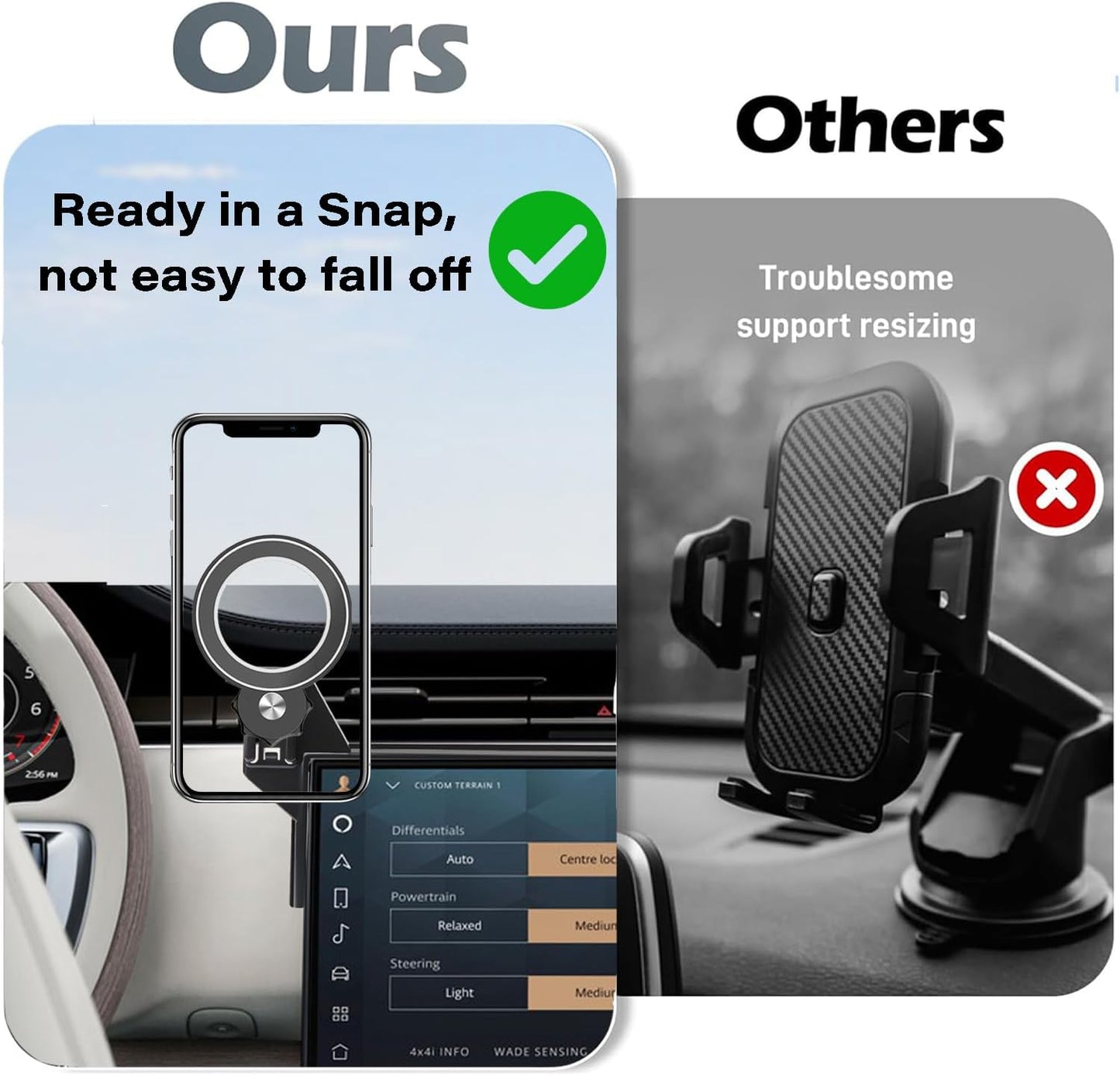 AbeeyGeomarn 2023 2024 2025 13.1 Inch 360 Car Phone Holder for Land Rover Range Rover/Range Rover Sport Accessories