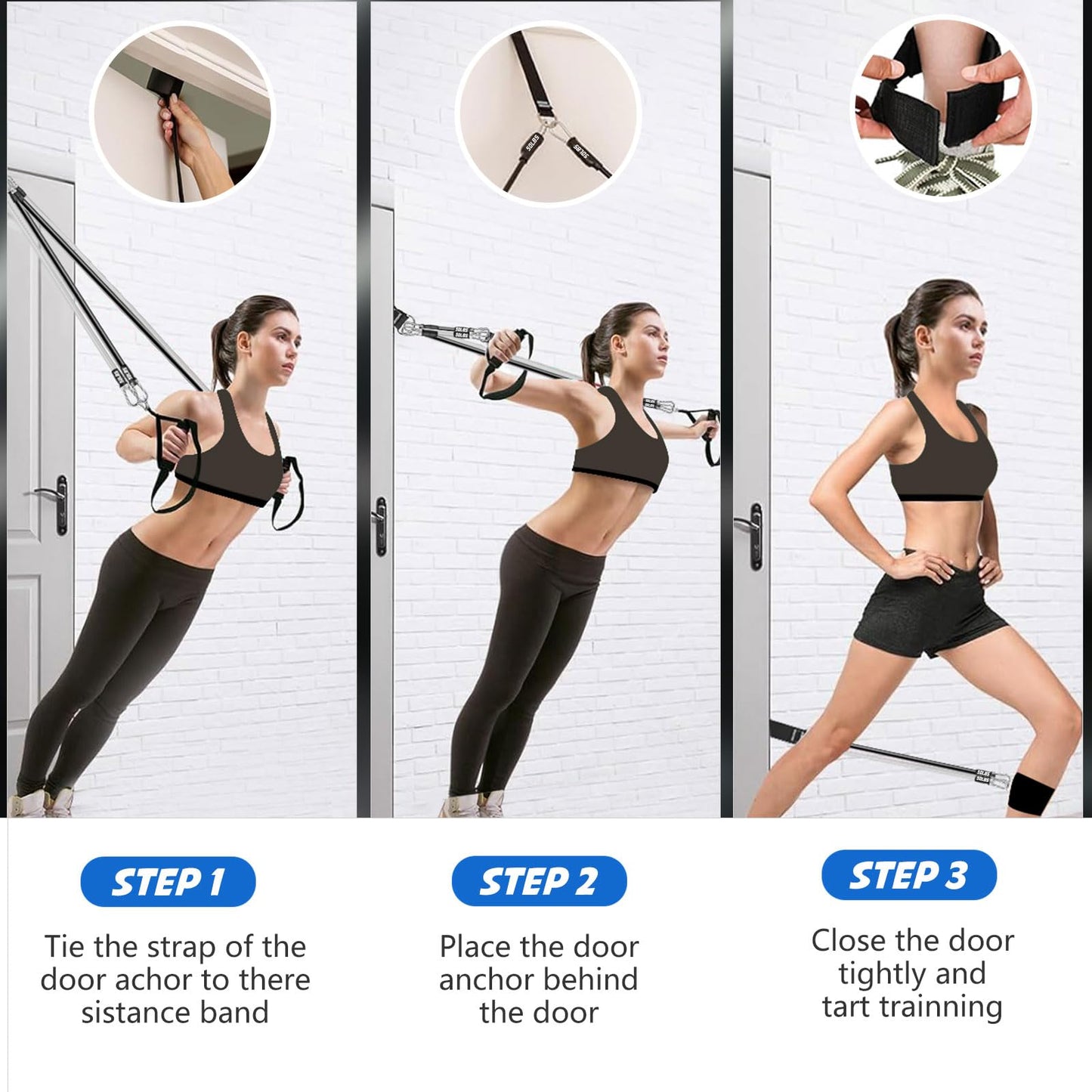 Pilates Bar Kit with Resistance Bands, Upgraded Multifunctional Screw Yoga Pilates Bar with Metal Adjustment Buckle, Portable Home Gym Pilates Bar for Women Men Full Body Workout Equipment Black
