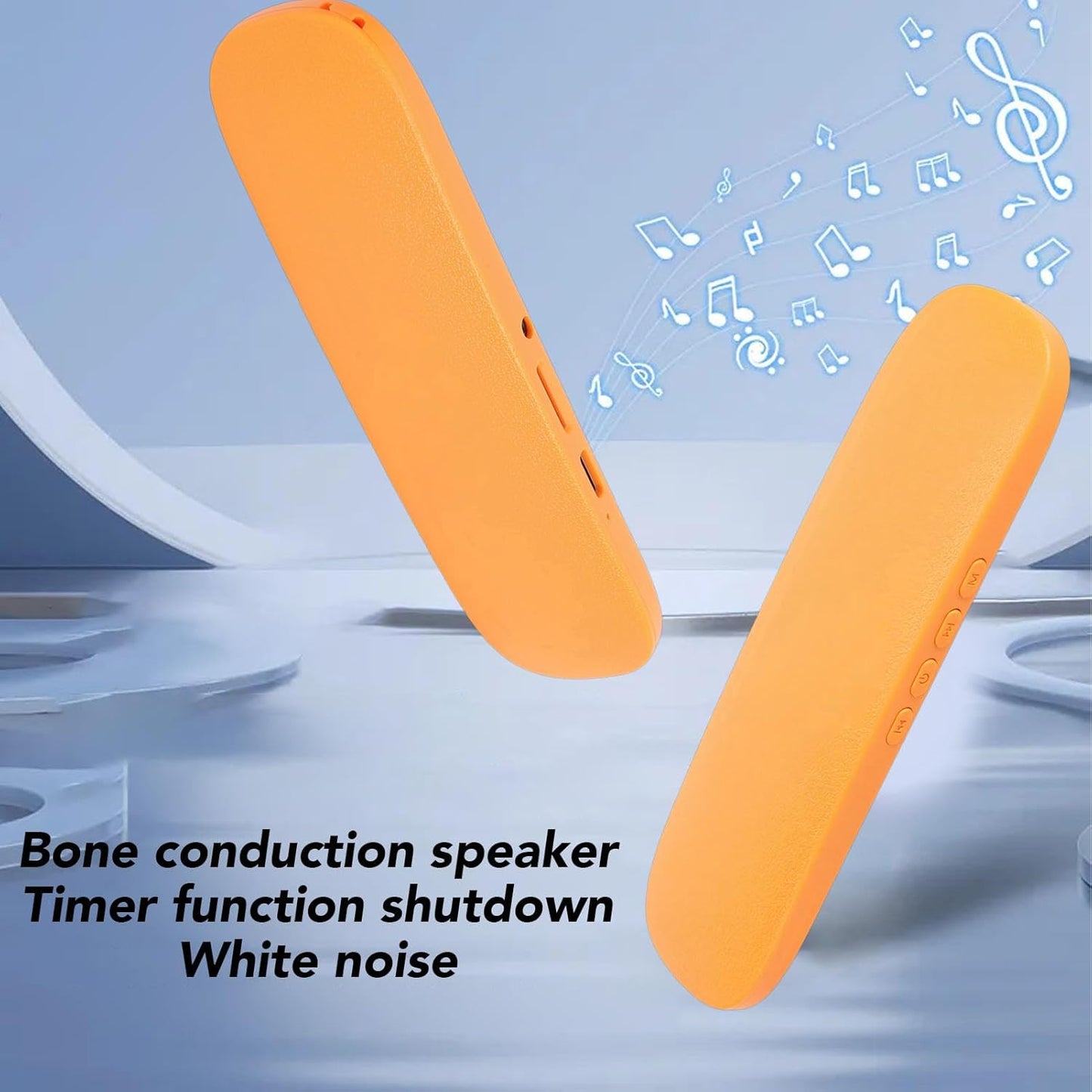 Decumeby Settings Pillow Speaker, White Noise Bluetooth Sleep Speaker, HiFi Stereo Sound Memory Card Playback with Dual