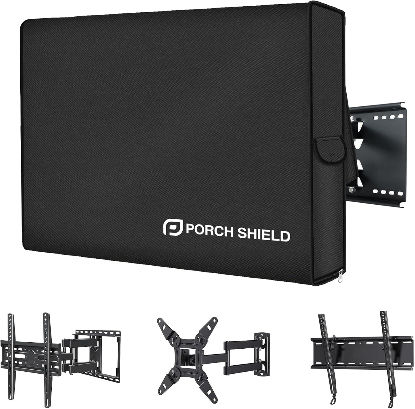 52-55 inches Porch Shield Outdoor TV Cover - Upgrade Fully Cover TV Weatherproof Protector for LCD, LED, Compatible