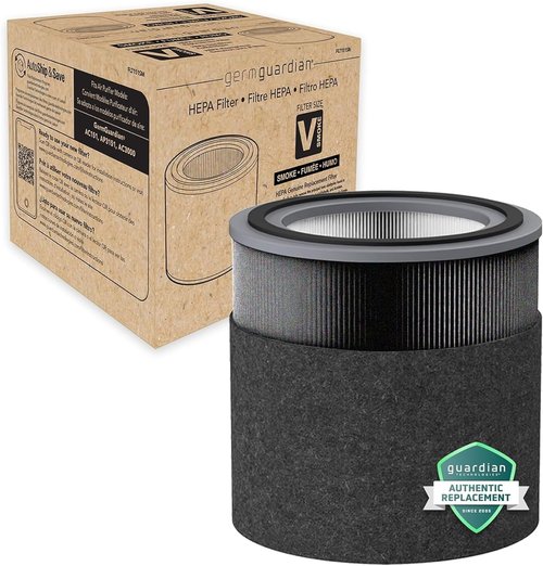 GermGuardian HEPA Air Purifier Replacement Filter - Removes 99.97% of Pollutants | Fits AC3000, AC3050, AP3151, AC151 - Black/Gray