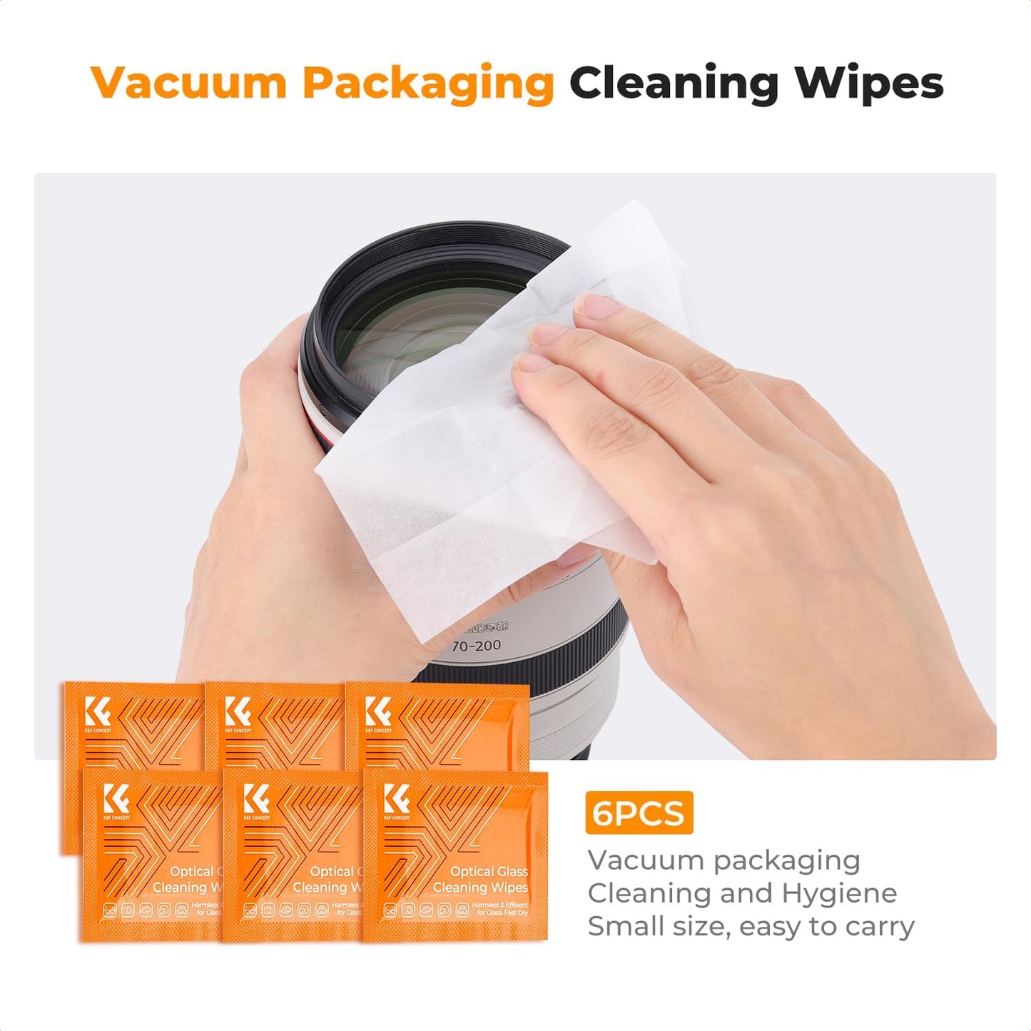 K&F CONCEPT 15-1 Professional Cleaning Kit for DSLR Cameras and Sensitive Electronics, Bundle with Lens Cleaner