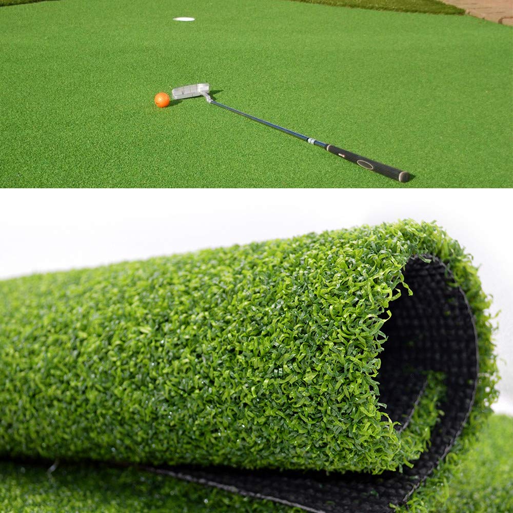 WarmShe Golf Putting Green - Artificial Grass Turf 5FT X 10FT, Indoor/Outdoor Training Mat, Synthetic Fake Grass for Baseball, Football, Gym Sports