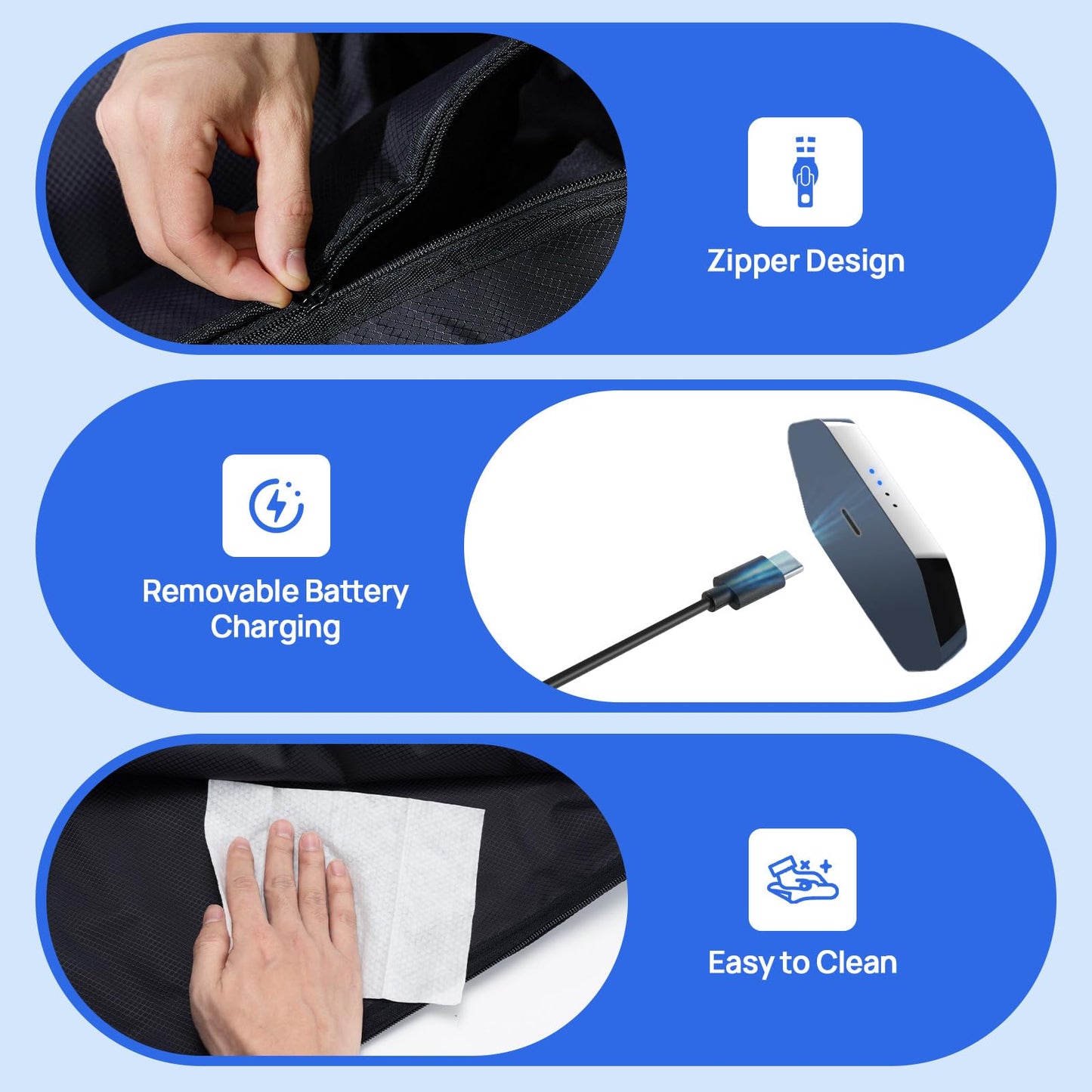 beoka Leg Massager for Circulation and Pain Relief, Leg Recovery System for Fast Recovery, Cordless Air Compression Boots with 3 Modes 5 Intensities for Athletes Runners and Travelers-Plus M