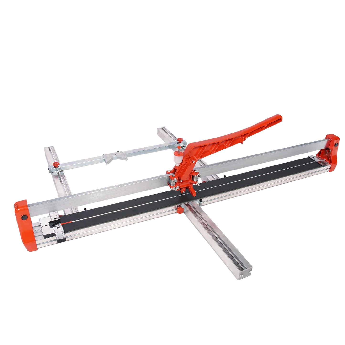 ROJOO 48inch Manual Tile Cutter Machine Single Slide Rail Adjustabl Ceramic Porcelain Tile Floor Cutting Heavy Duty 1200mm