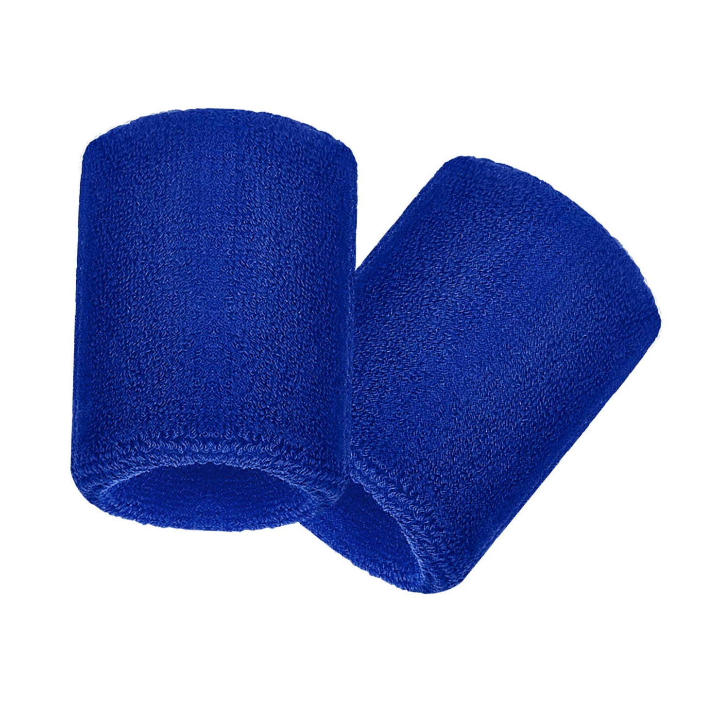 Willbond 6 Pcs Wrist Sweatbands Sports Wristbands for Competitions Absorbent Sweatbands for Basketball Tennis Football Running Working(Black, Blue, Gray)