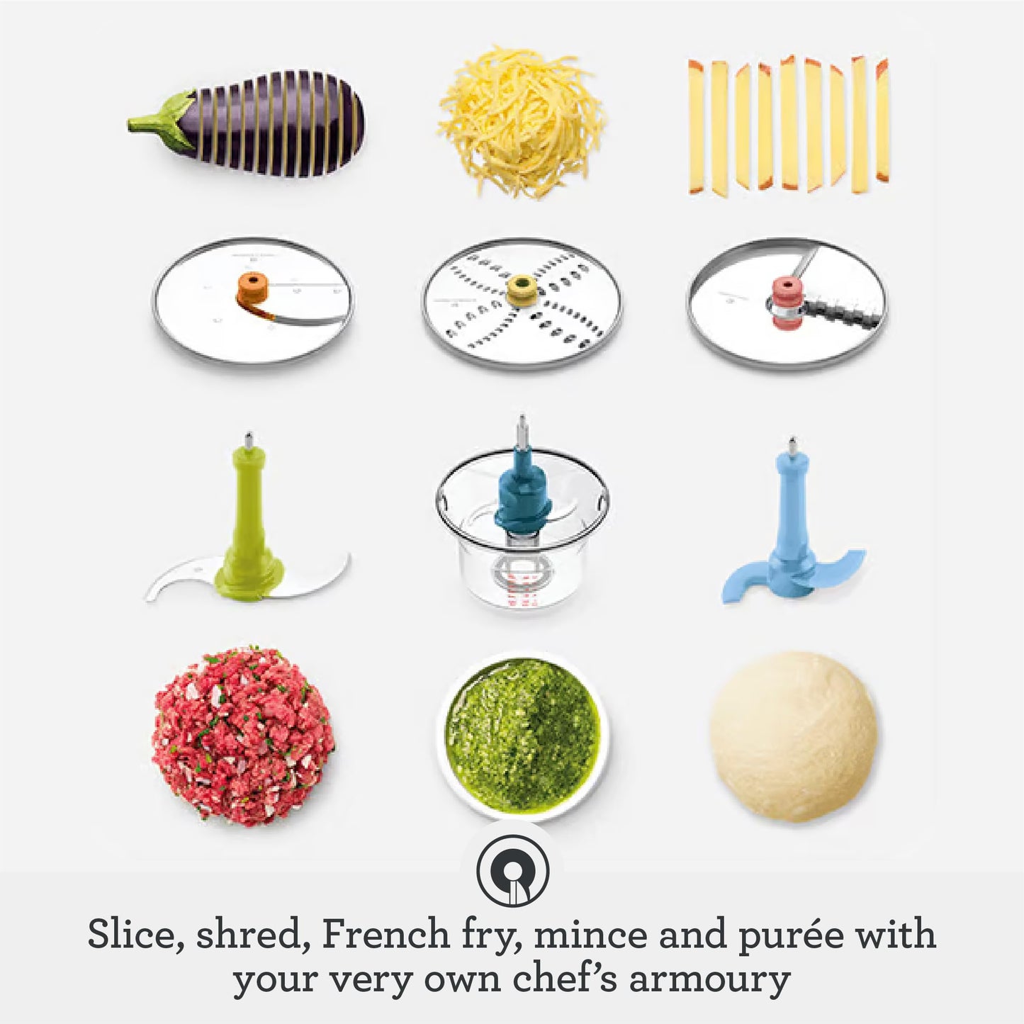 Breville BFP838 Paradice 16 Cup Food Processor and Dicer, Large, Brushed Stainless Steel
