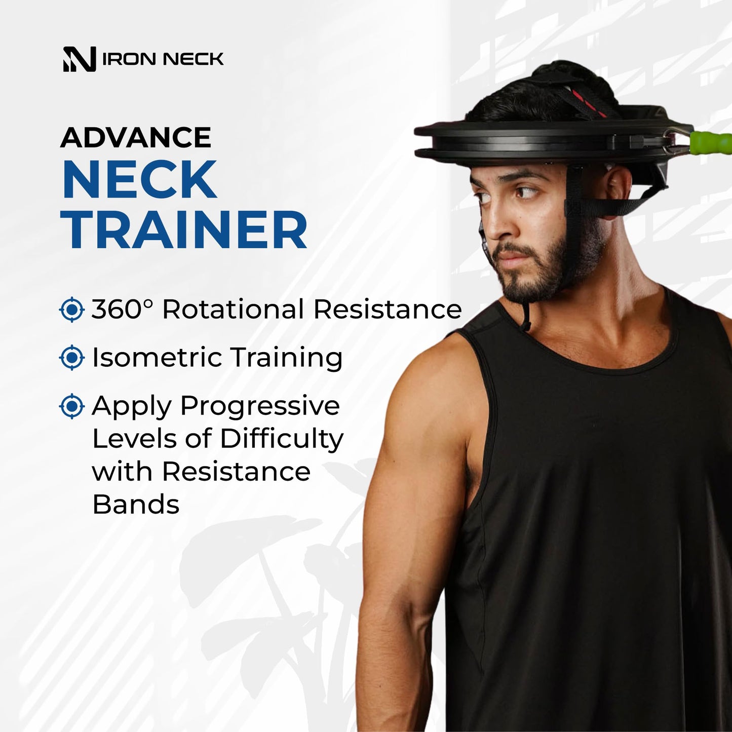 Iron Neck 3.0, Rehab Kit Bundle, 360° Neck Trainer and Resistance Bands for Working Out, Rehabilitation, Pain Relief, and Posture Correction