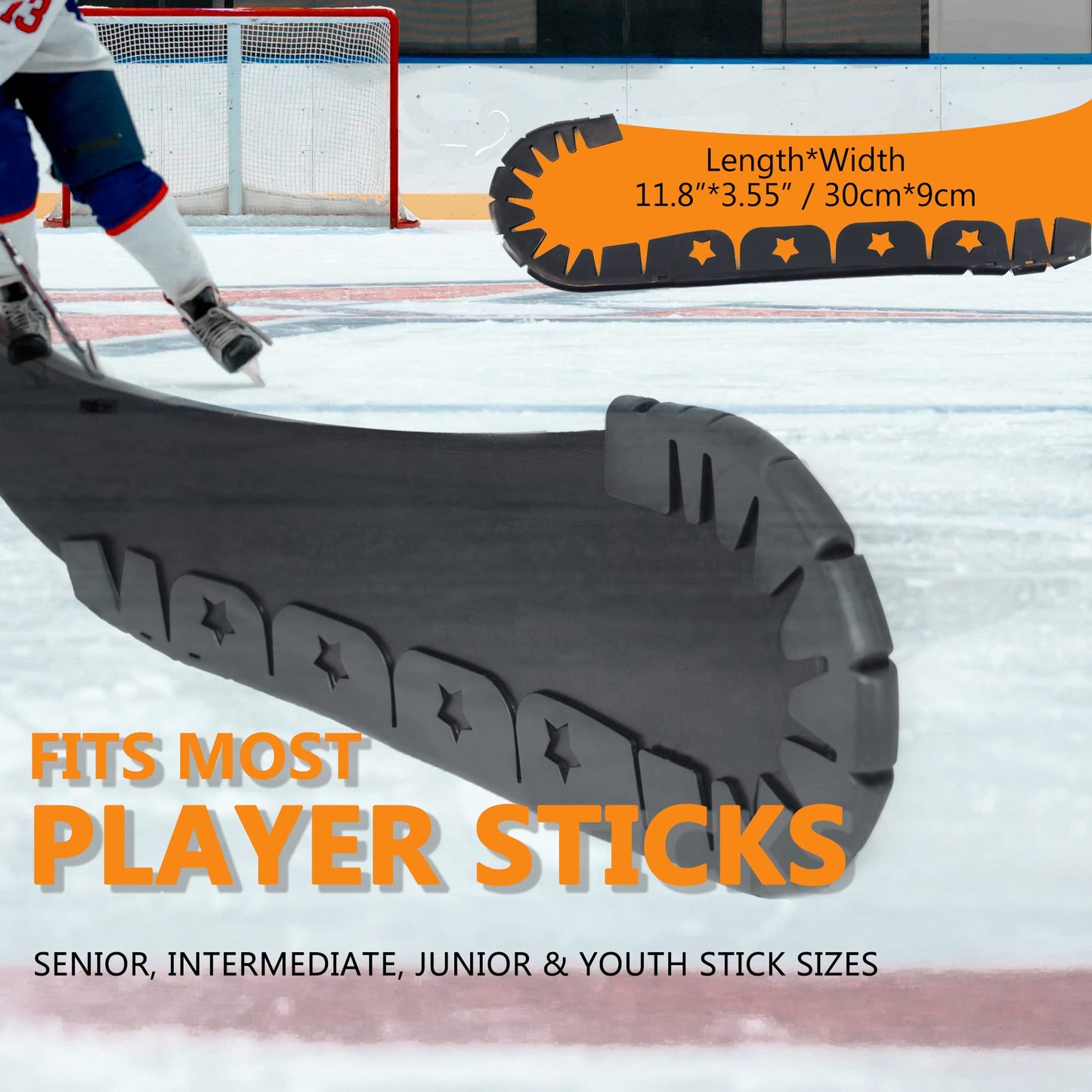 UPTTHOW 5Pack Ice Hockey Stick Protector Blade Wrap Guard Edge Cover for Off Ice Outdoor Hockey Training and Sport Practice Aid - Hockey Gifts, Accessories, Equipment, Great for Kids or Adults