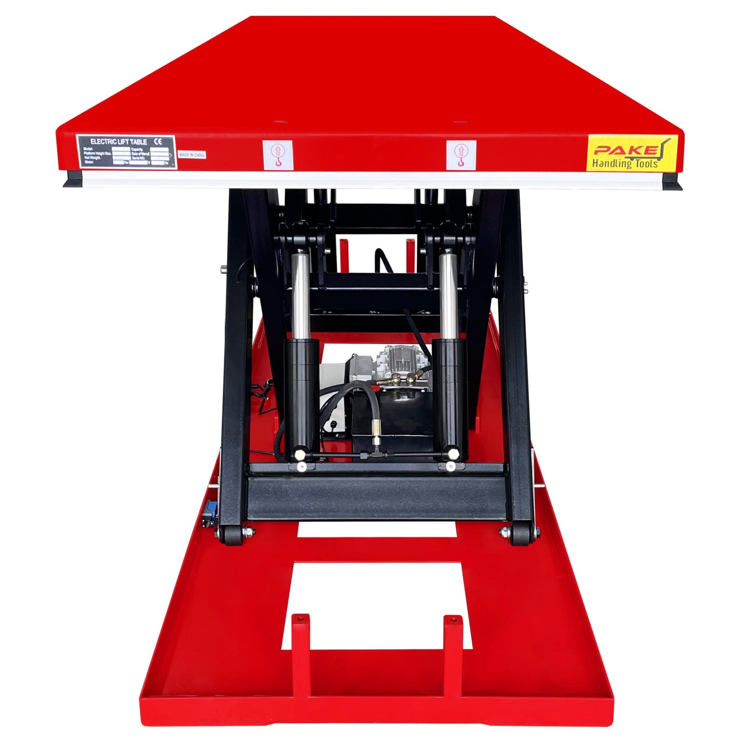 PAKE Electric Hydraulic Tandem Lifting Table, 8,800 lb. Capacity, 98-1/2" x 33-1/2"