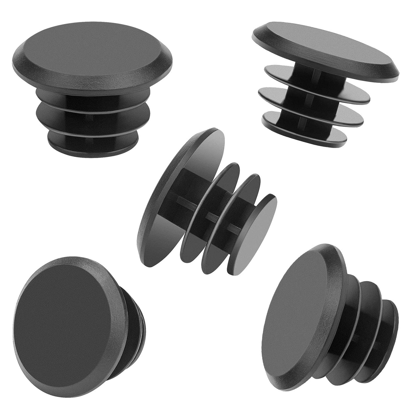 20 Pieces Plastic Handlebar Bar End Plugs Caps for Road Mountain Bike Most Bicycle
