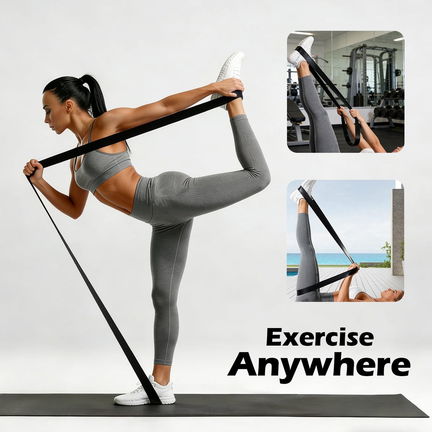 TB3C Pull Up Bands, Resistance Bands Set, Pull-Up Assistance Bands Set for Men & Women, Exercise Workout Bands for Working Out, Body Stretching, Physical Therapy, Muscle Training