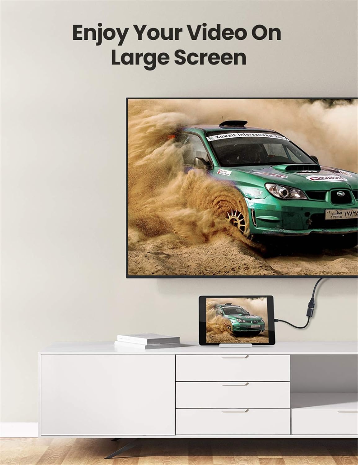 UGREEN 2.0 4K@60Hz 3D Dolby 18Gbps 5/Pi 4//Pi 500 7 6/Retroid 3+, 0.6FT Micro HDMI to HDMI Adapter, Male to Female