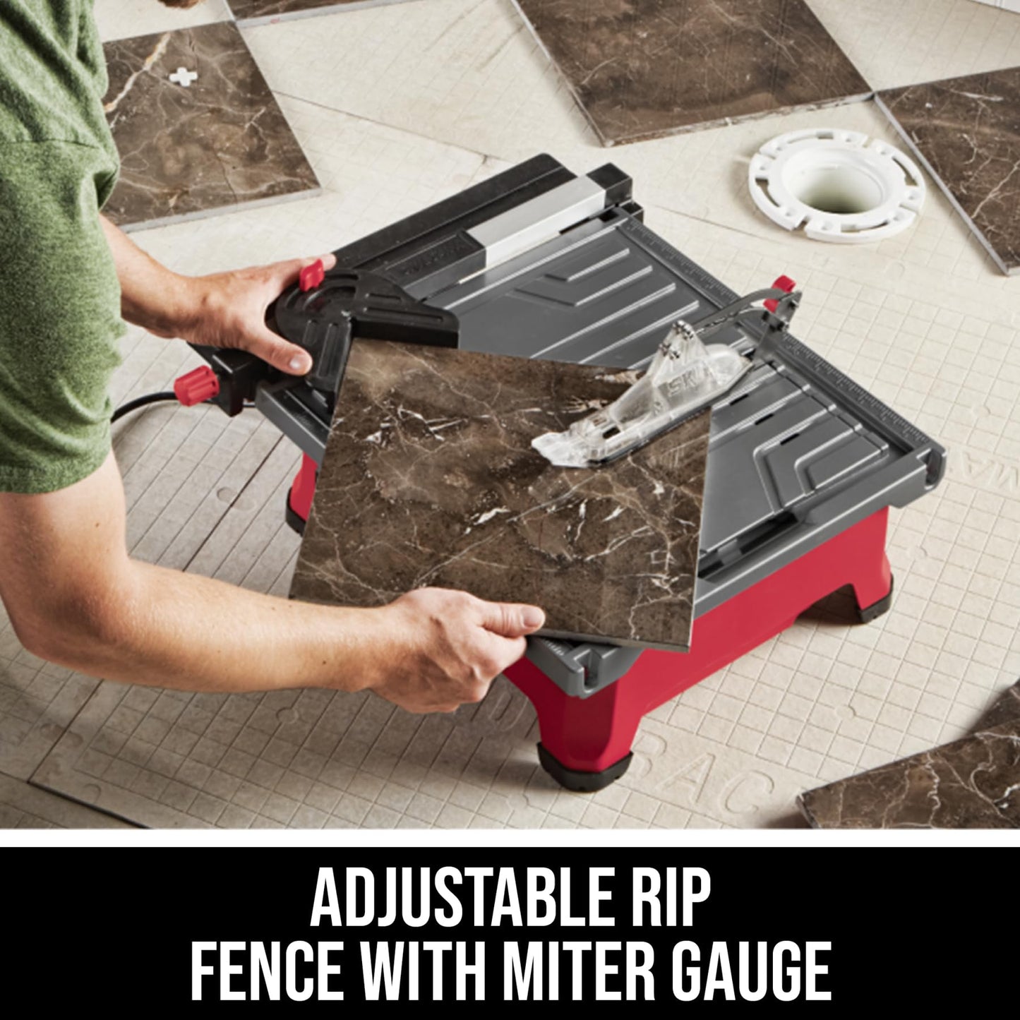 Skil 3550-02 7-Inch Wet Tile Saw with HydroLock Water Containment System