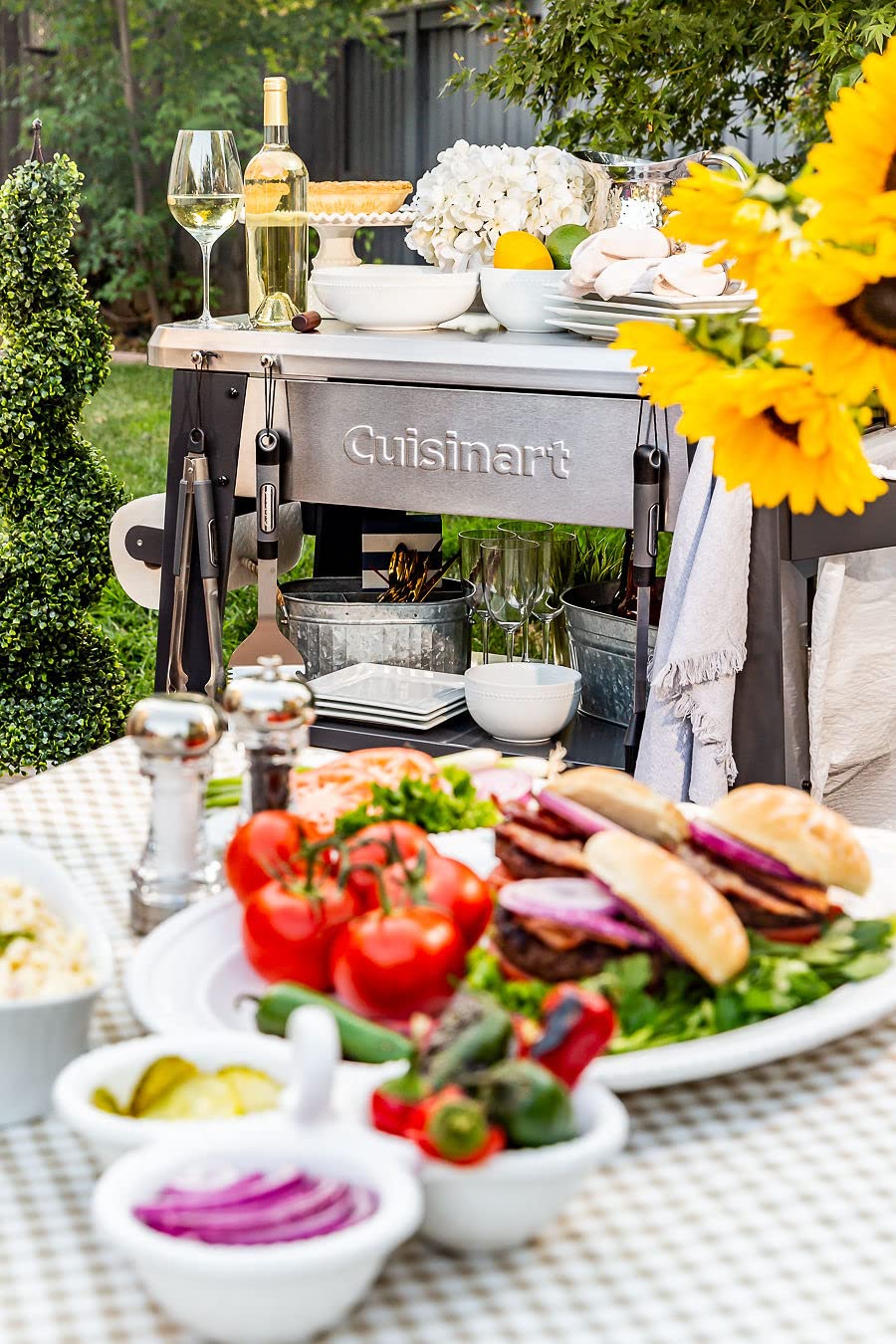 Cuisinart CPT-194 Outdoor Stainless Steel Grill Prep Table