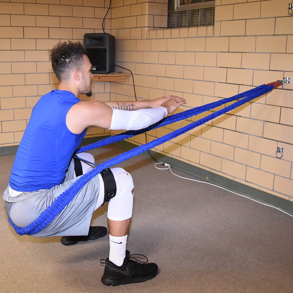 Acceleration Speed Cord Bungee Multi-Sport Resistance Training - Improve Strength, Power, Agility – 3 Belt Sizes (S, M, L) Available - Comfort, Efficiency – Kinetic Bands (Medium 32-39 inch Waist)