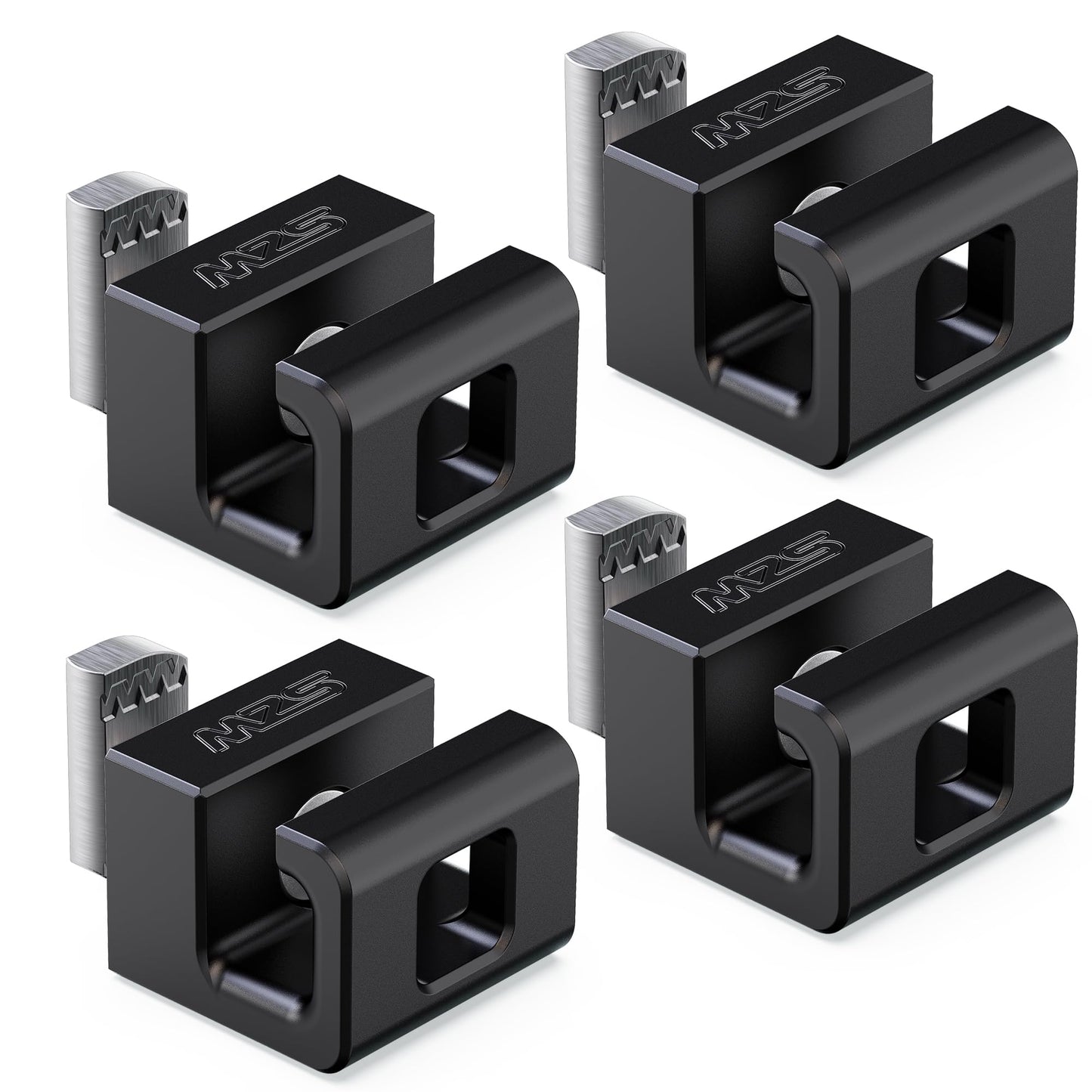 MZS Leveling Kit 2.5" Front Lift Strut Spacers + Tie Down Anchors, Bed Rail Cleats Bolts Nuts (Black, 4pcs) Compatible with 2004-2024 Titan