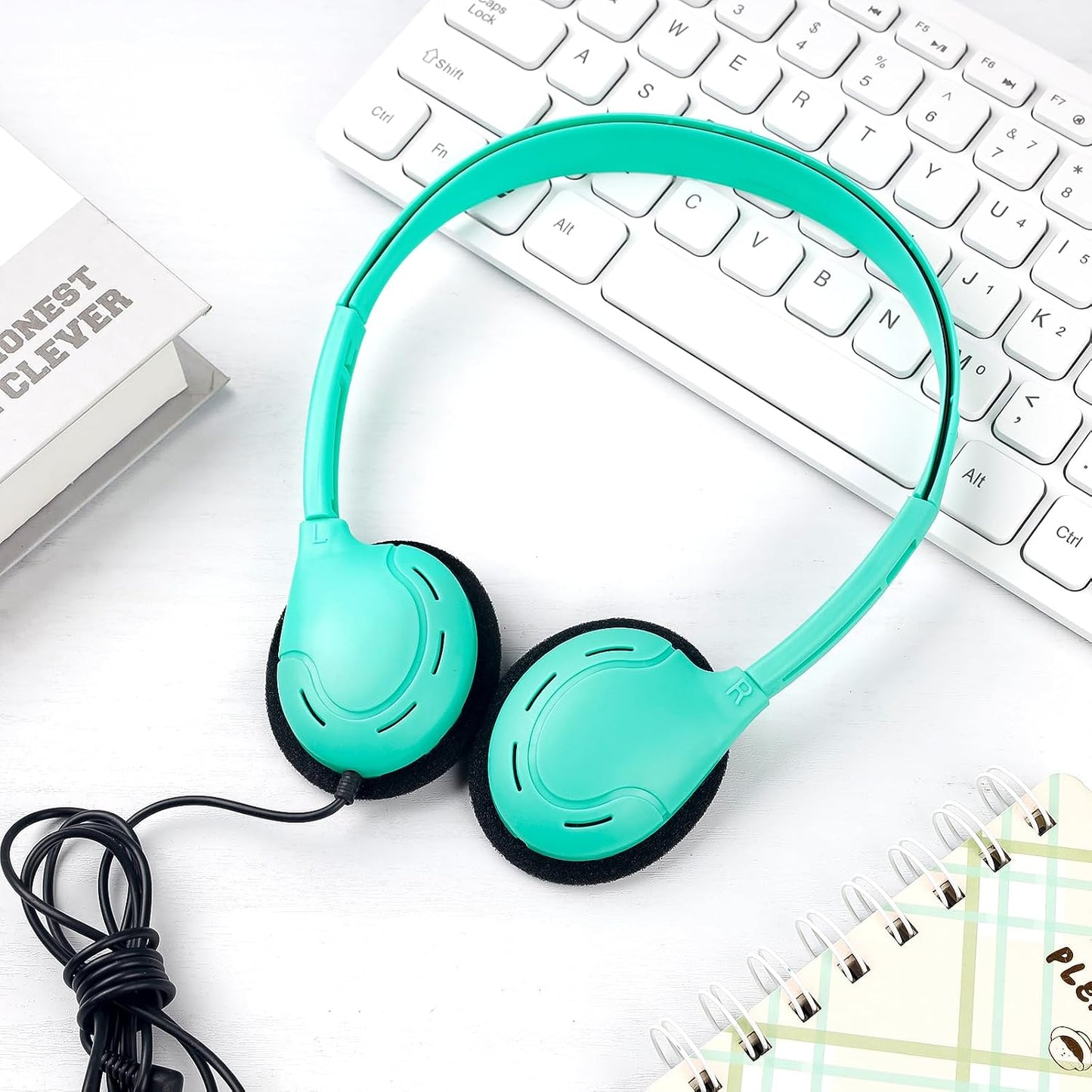 15 Pack 3.5 mm (10 Kids Headphones Bulk for School Classroom Wired Headphones for Kids Students Children Boys Girls