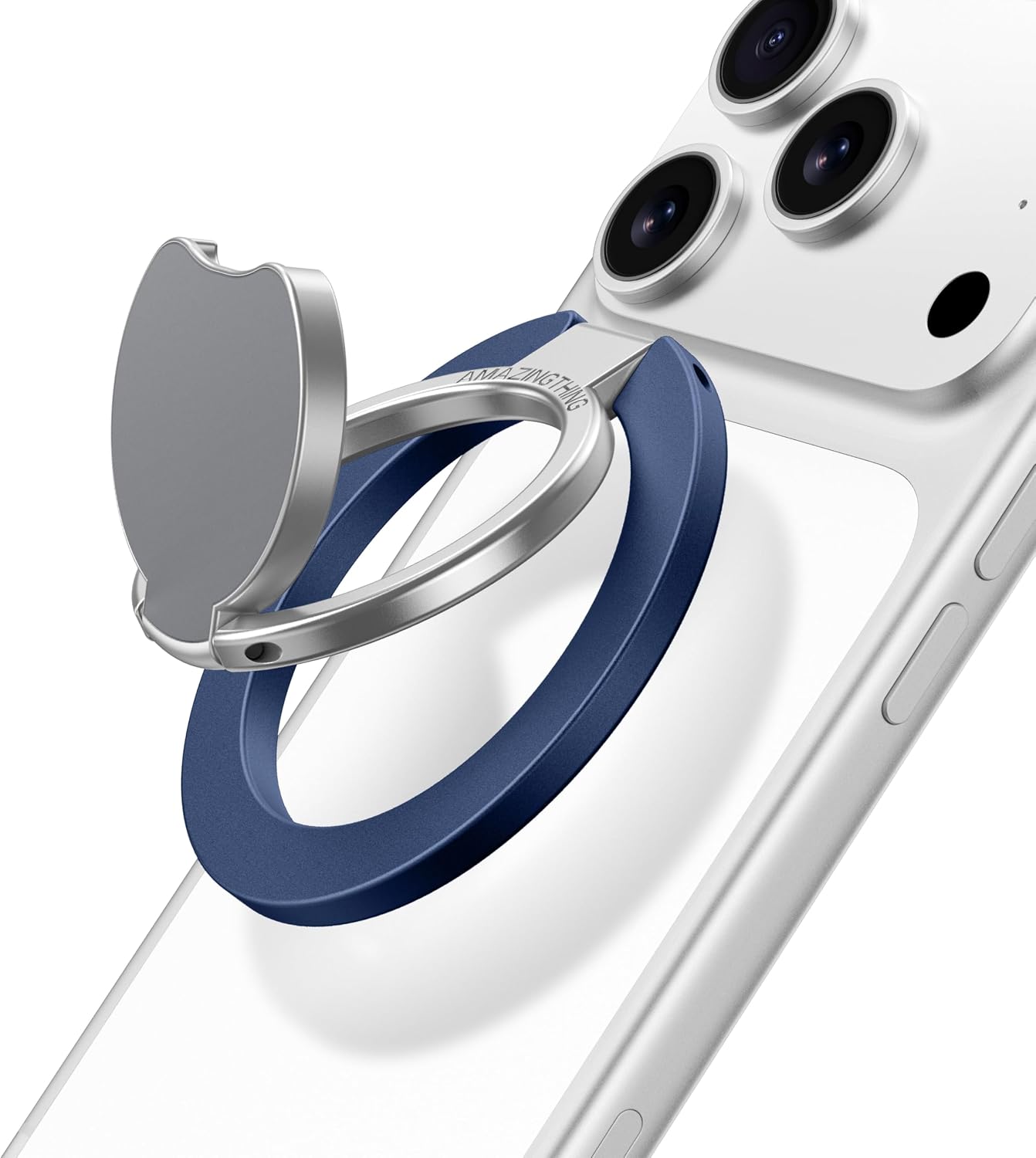 AMAZINGthing 17/16/15/14/13/12 [Titan PRO MagFlex Grip Removable Phone Grip & Kickstand, Dual-Magnetic Mount