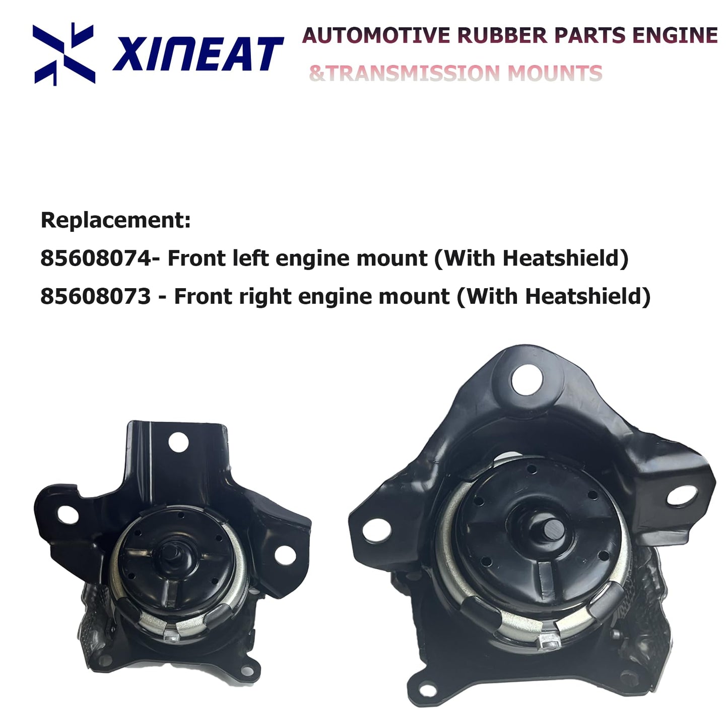 85608074 85608073 Front Left Right Engine Mount Hydraulics Compatible with 2019-2023 Cadillac Escalade Chevrolet Tahoe GMC Yukon XL 5.3L 6.2L Replacement 3585 3586 2pcs XINEAT