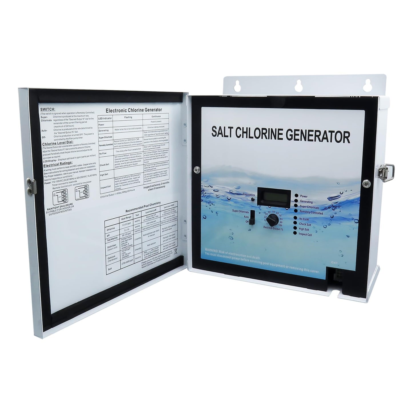FOWBOA 2026 Enhanced Version GLX-CTL-RITE Control Unit Replacement for Hayward AQR Goldline Aqua Rite Electronic Salt Chlorine Generator, Compatible with T-Cell-3, T-Cell-9 and T-CELL-15 Salt Cell