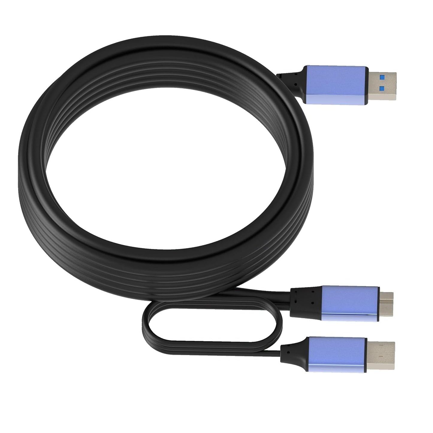 3.0 (3.2 1) 5Gbps 15ft(5M) OkyLink USB Gen A to Micro-B Male to Male Data Cable, High Speed Transfer, for External Hard