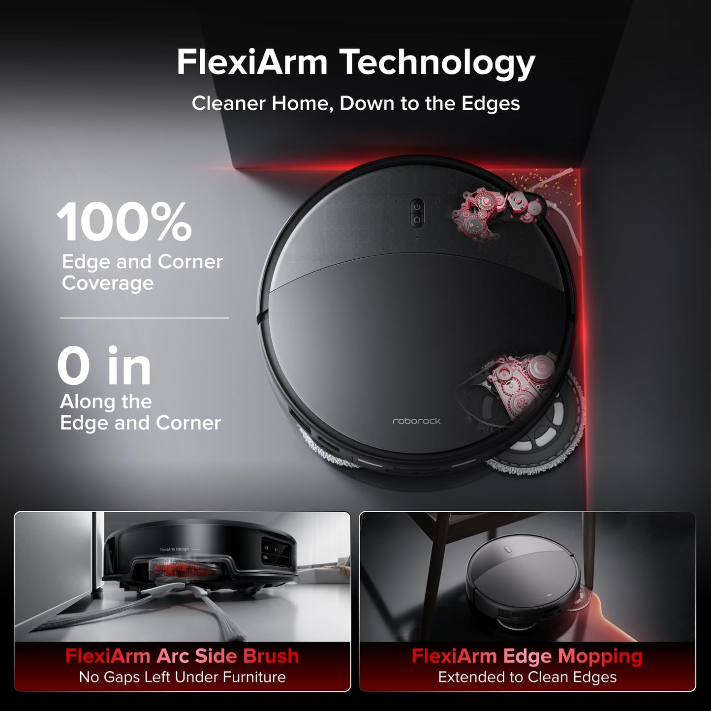roborock Saros 20 Robot Vacuum and Mop, 36,000 Pa, 3.46 in Double-Layer Threshold, 3.14’’ Ultra Slim, Zero-Tangle, 212°F Hot Water Wash, AI Powered Smart Cleaning for Carpet, 300+ Obstacle Avoidance