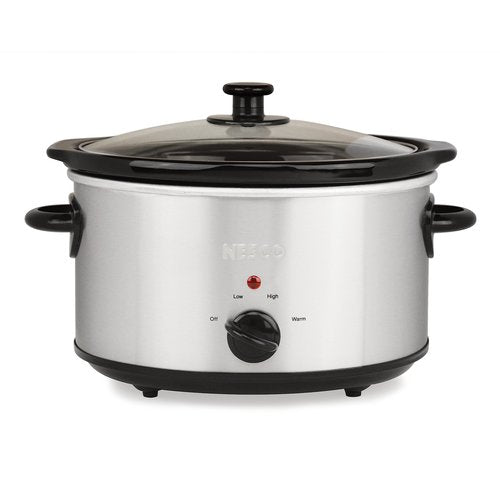 NESCO SC-4-25, Slow Cooker, 4 Quart, Silver