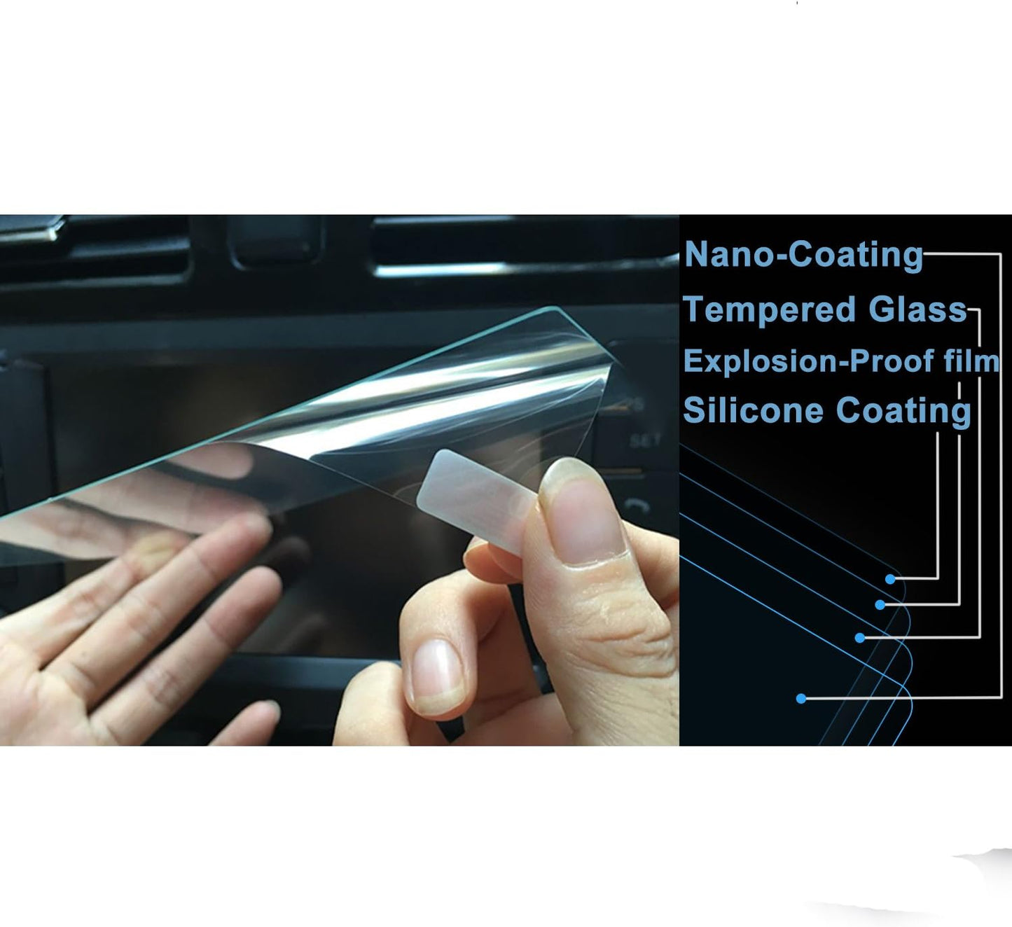 2020 10.25 Inch,Tempered 9H 10.25 Inch LFOTPP Car Navigation Screen Protector for Telluride Glass Hardness Car