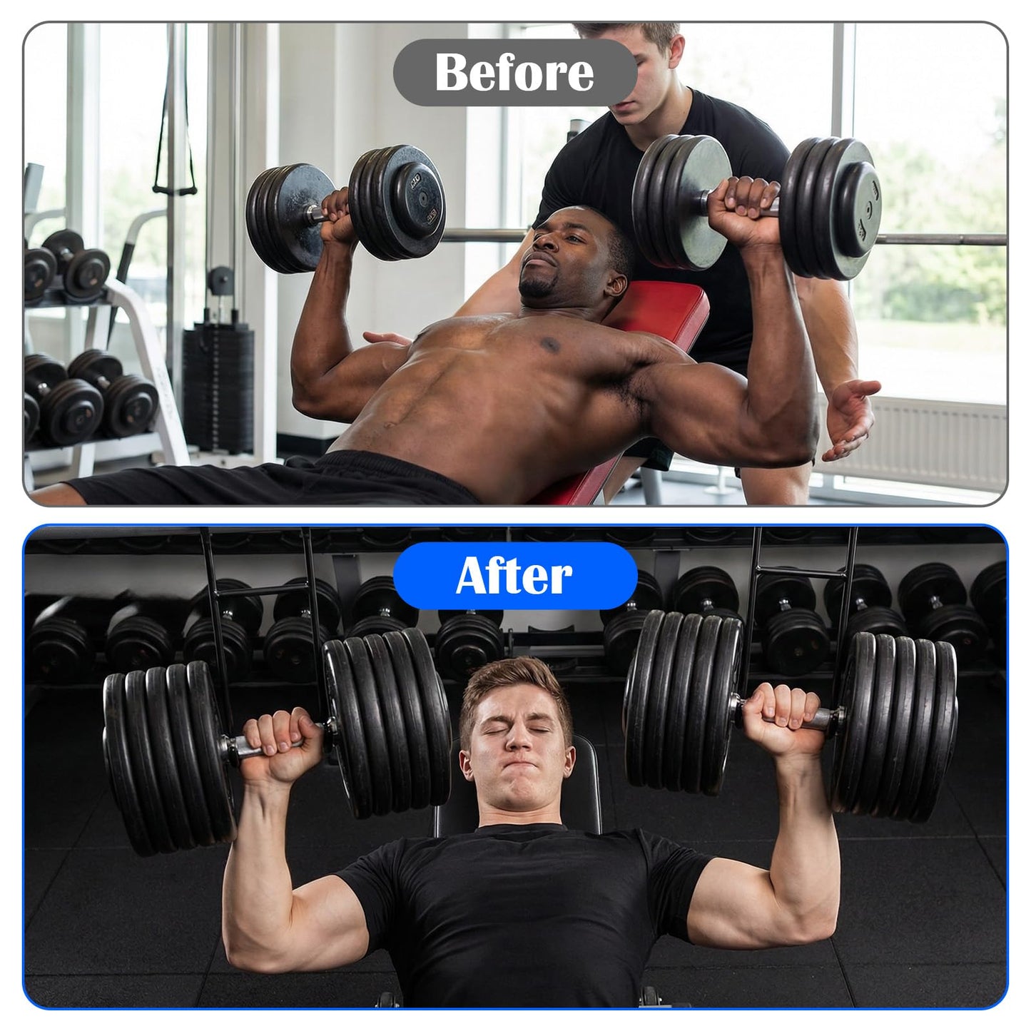 2 Pcs Dumbbell Spotter Hooks, Heavy Duty Dumbbell Holder for Bench Press, Weight Lifting Hooks with 225LB Capacity, Lifting Hooks for Weight Lifting Compatible with 1.3" Handles, Secure Strap Design